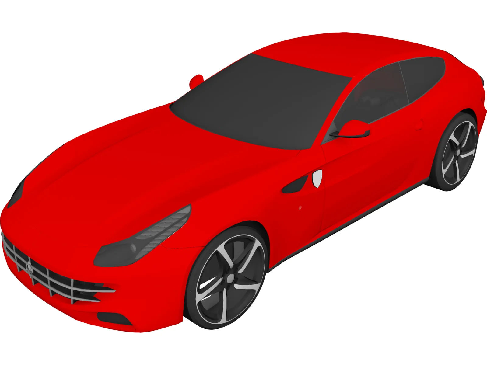 Ferrari FF (2012) 3D Model main preview