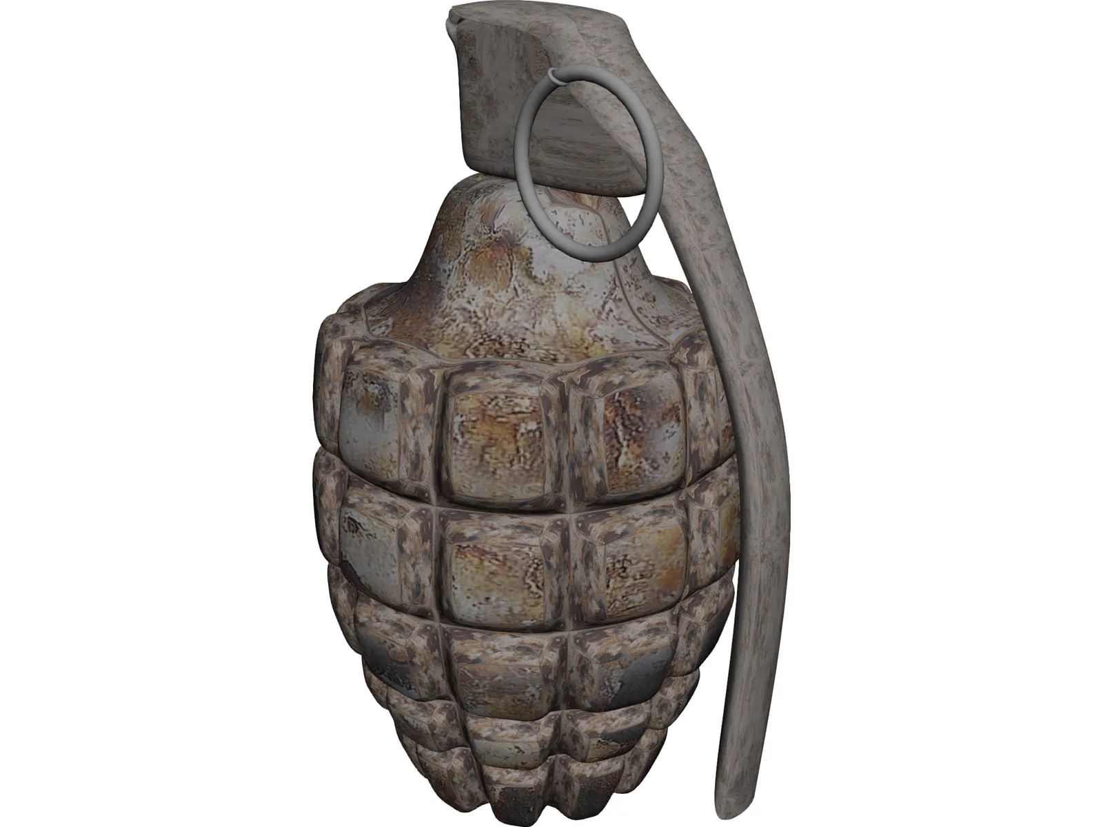 Grenade 3D Model main preview