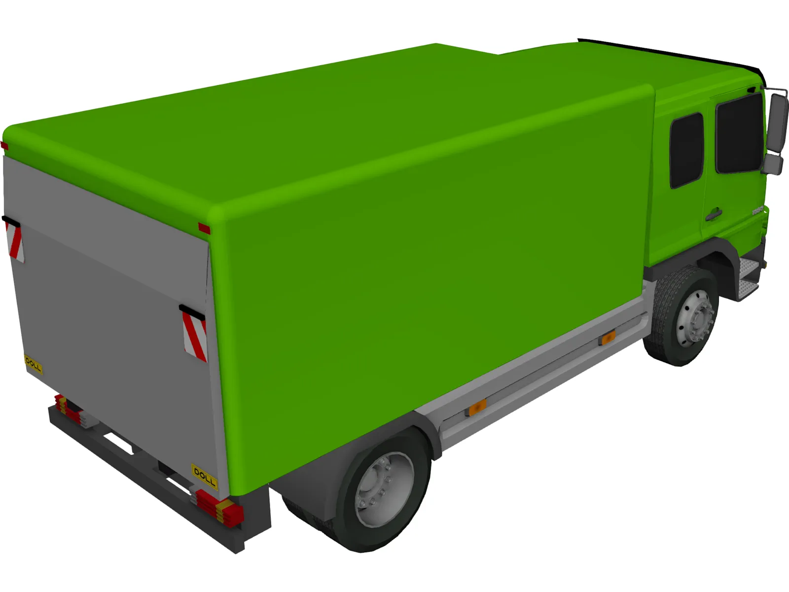Mercedes-Benz Atego 1323L (2011) 3D Model main preview