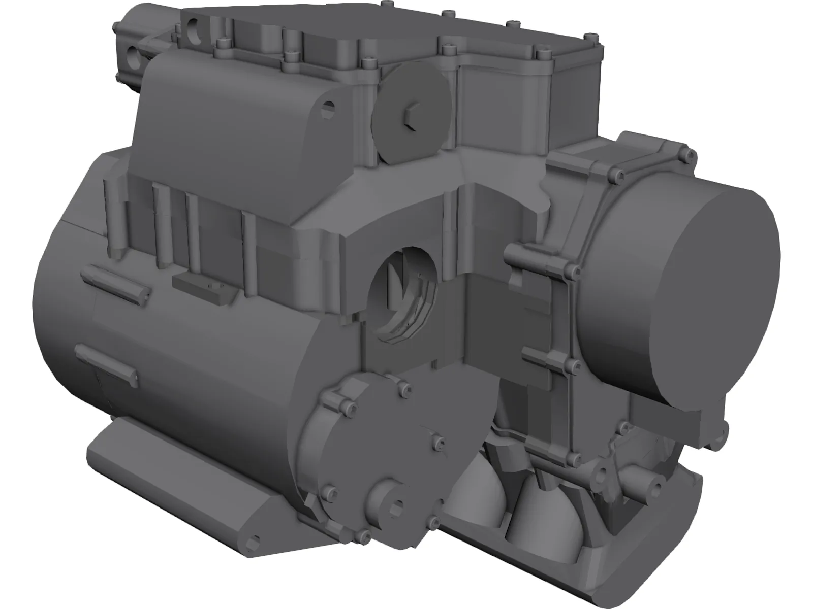 Suzuki GSXR600-RR Engine 3D Model main preview