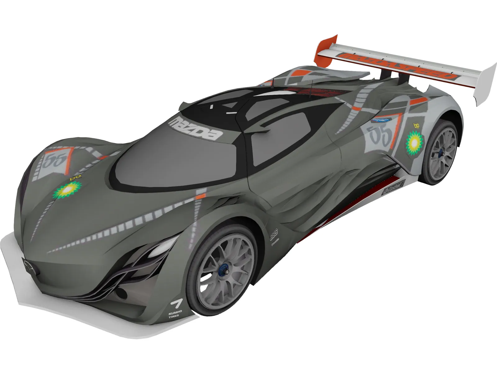 Mazda Furai 3D Model main preview