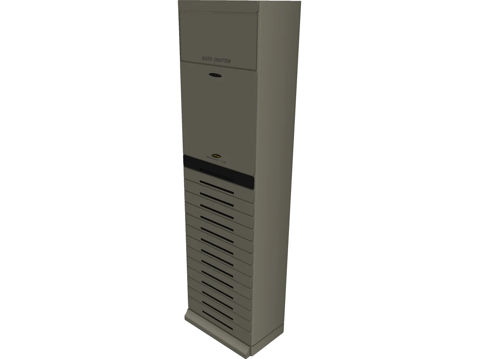 Samsung Powerful 7100 Aircon 3D Model main preview
