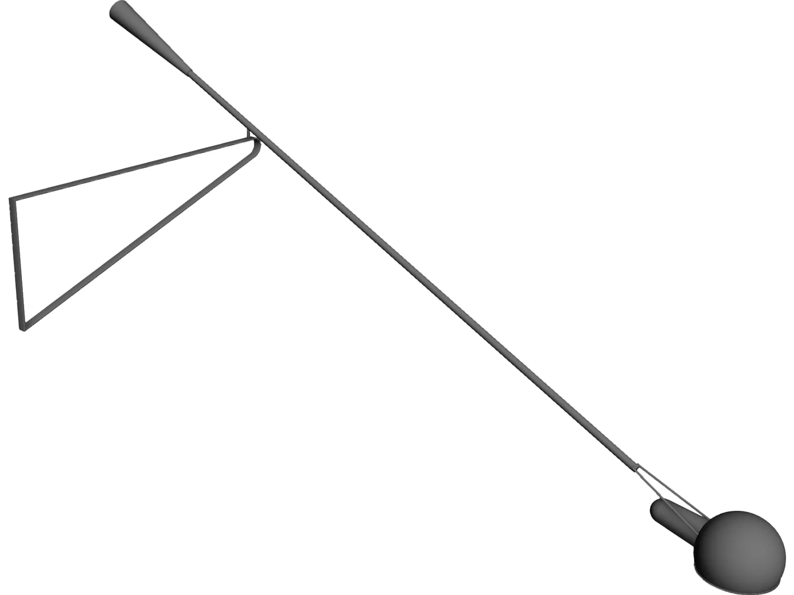 Ceiling Lamp 3D Model main preview