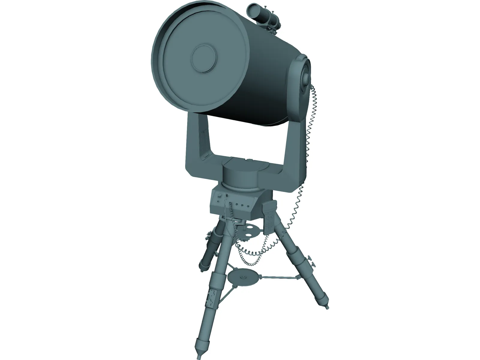 Telescope 3D Model main preview