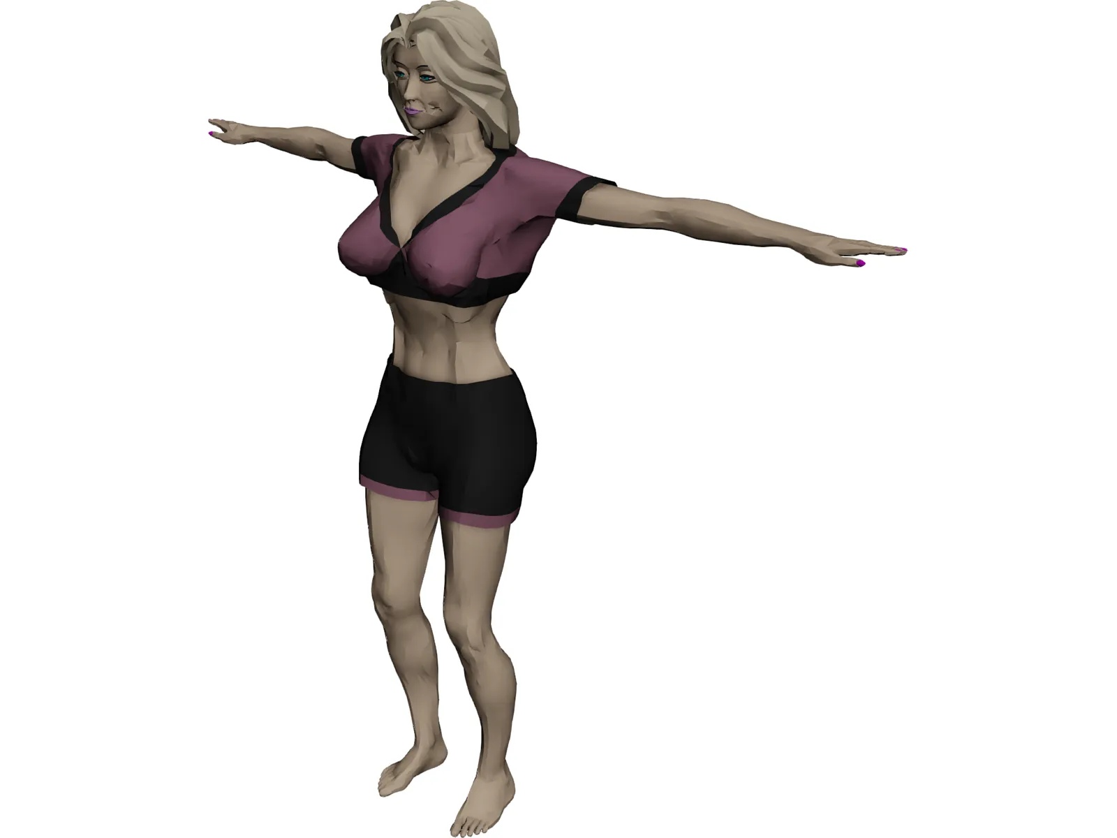 Woman 3D Model main preview