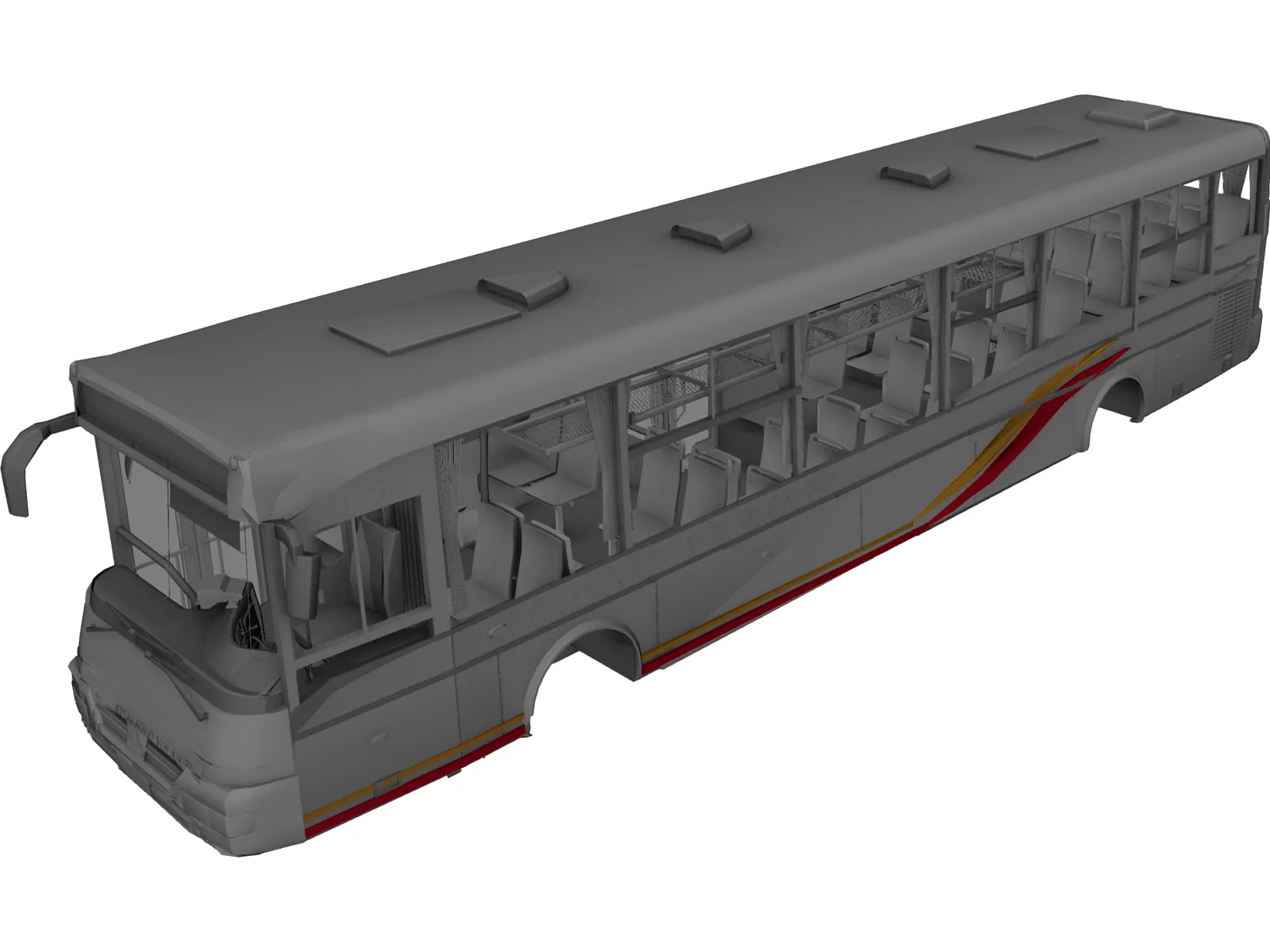 Credo EN 12 Bus Body 3D Model main preview