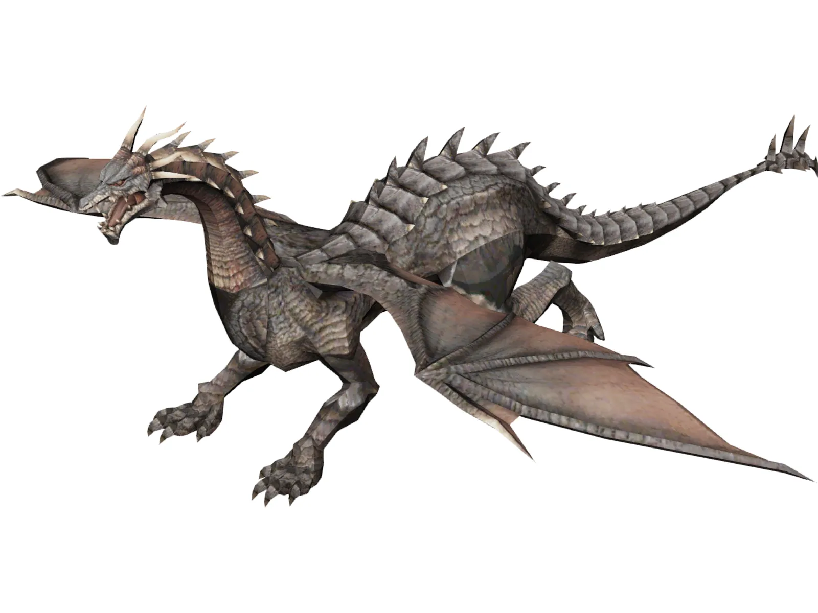 Dragon Noir Tenebre 3D Model main preview