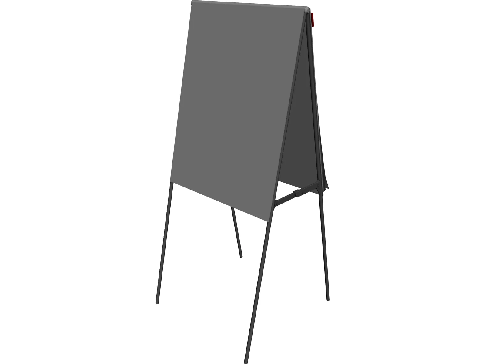 Flip Chart 3D Model main preview