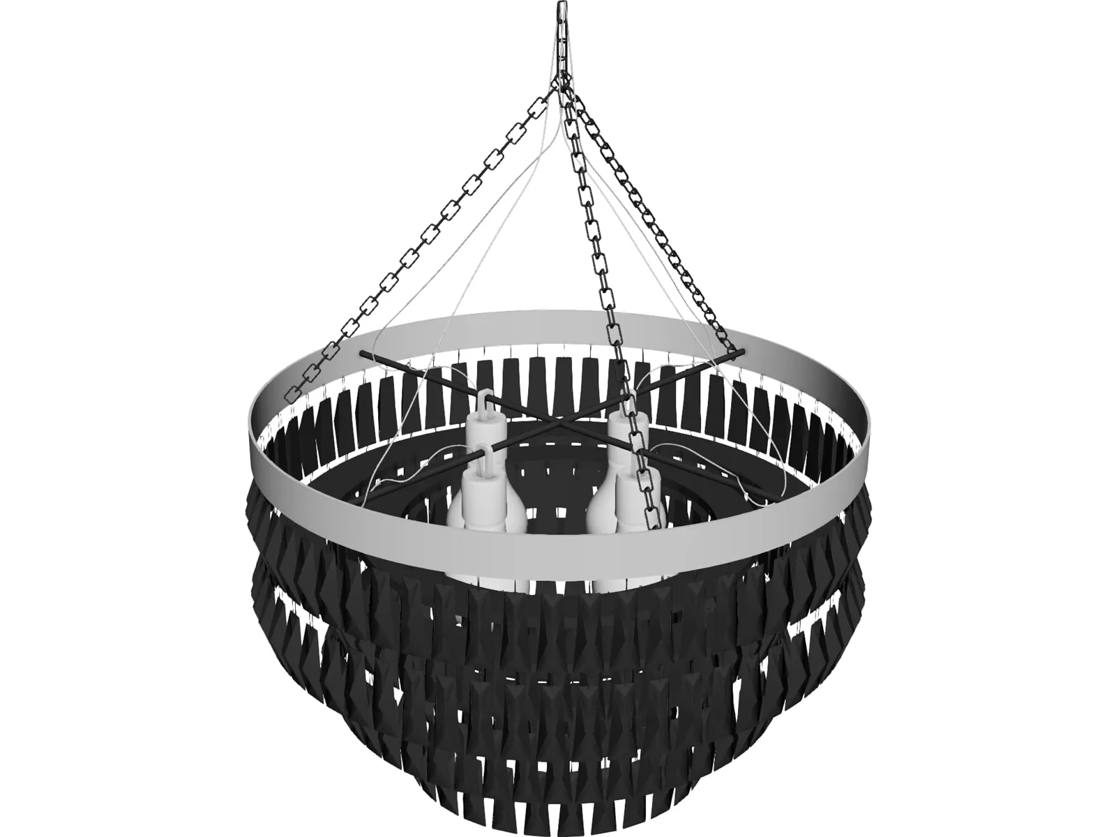 Ceiling Light 3D Model main preview