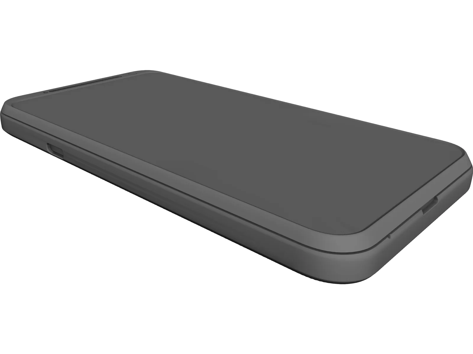 HTC EVO 3D Smartphone 3D Model main preview