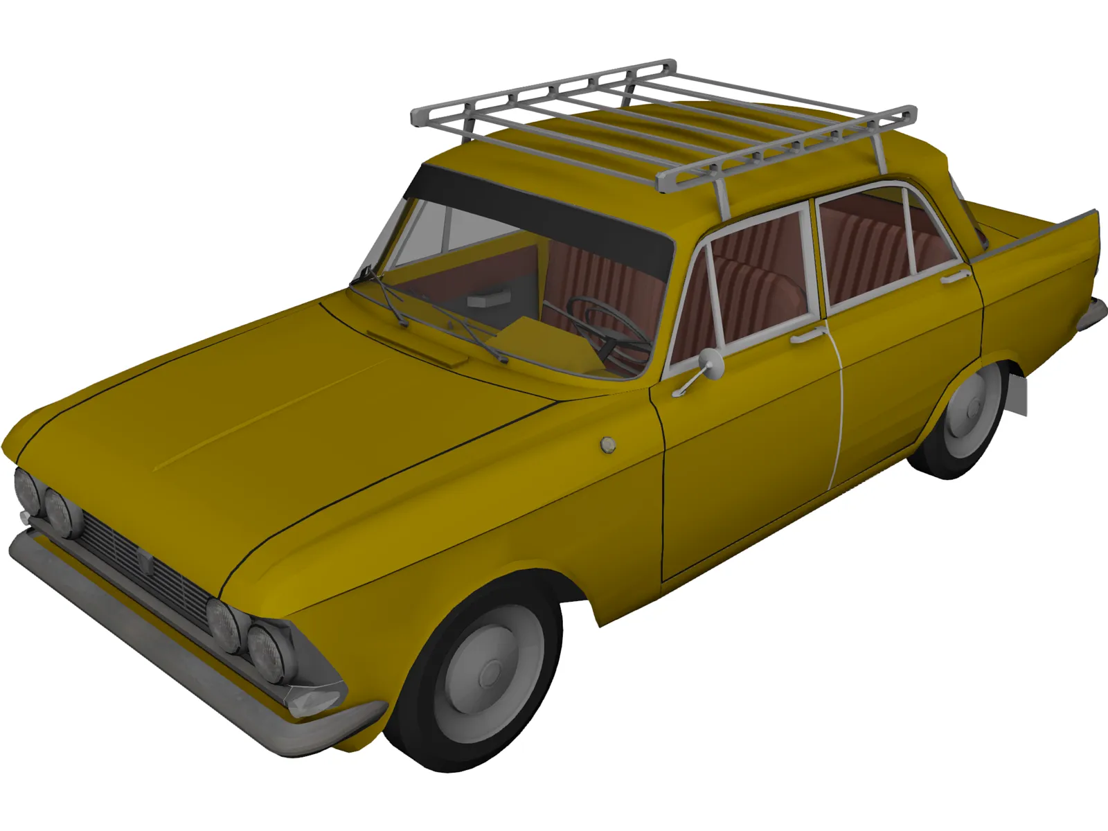AZLK 408 3D Model main preview