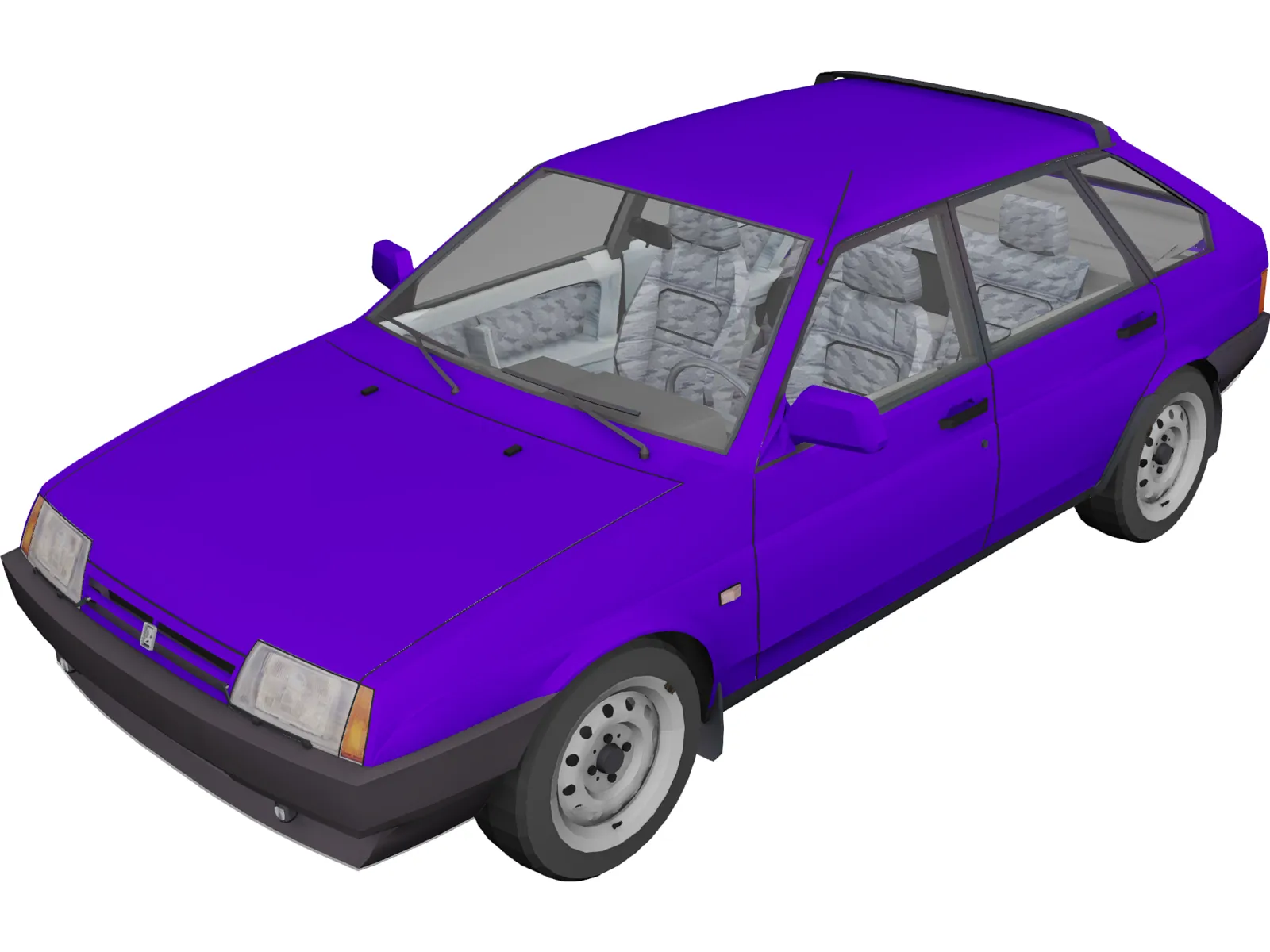 VAZ 2109 3D Model main preview