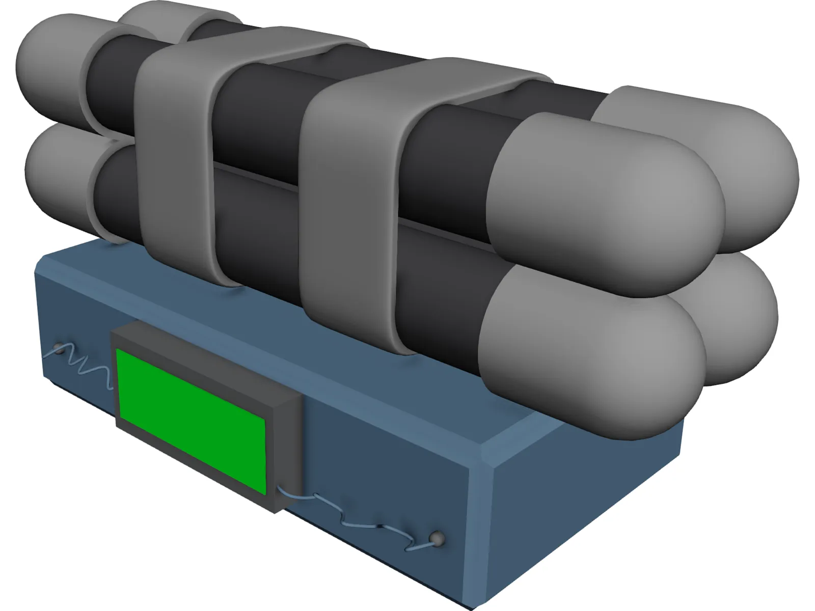 Time Bomb 3D Model main preview