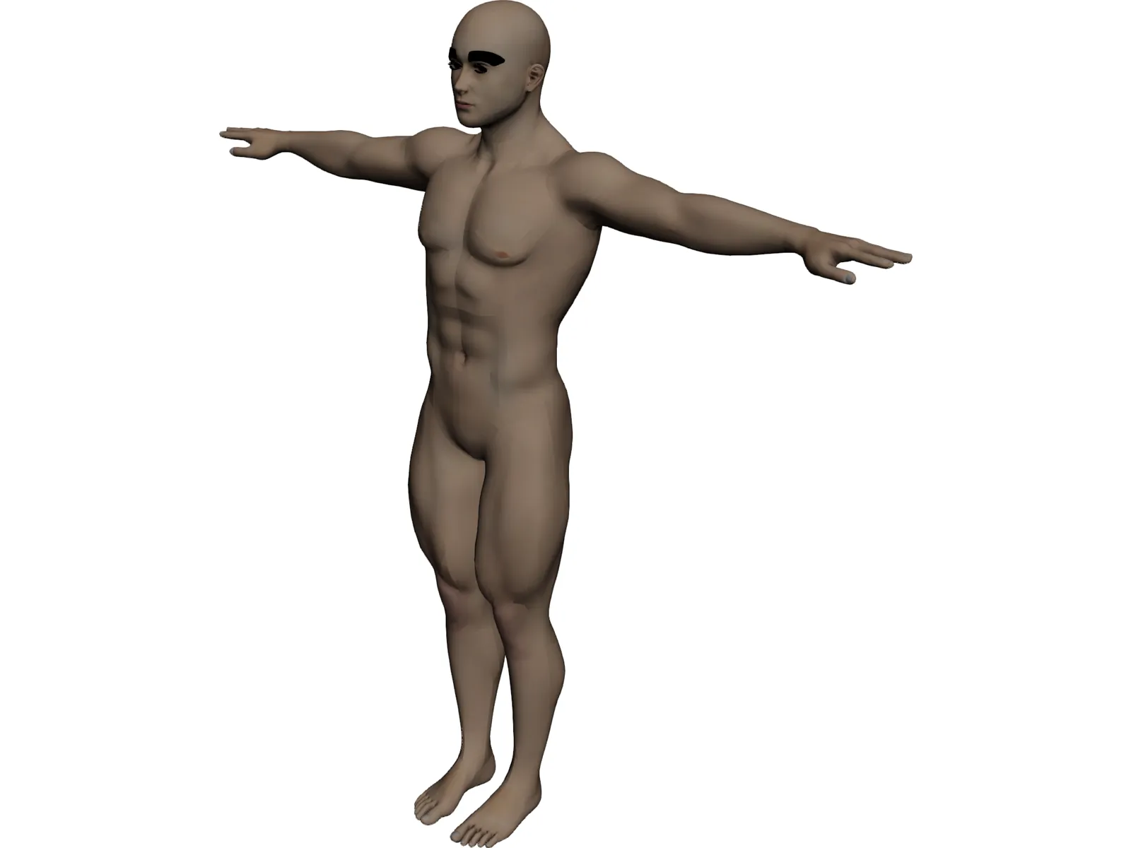 Man 3D Model main preview