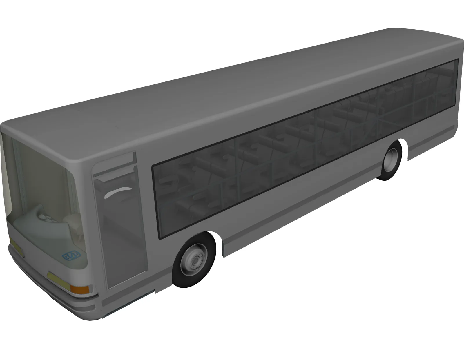 Optare Coach 3D Model main preview