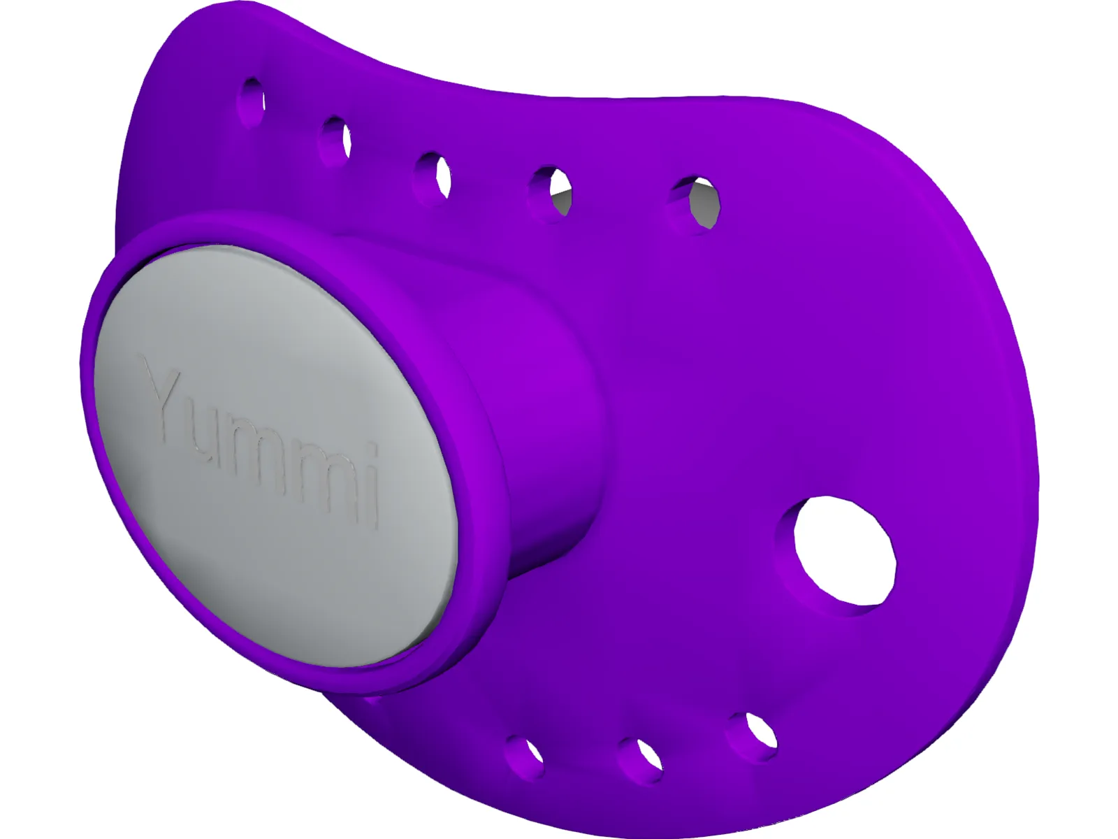 Pacifier 3D Model main preview