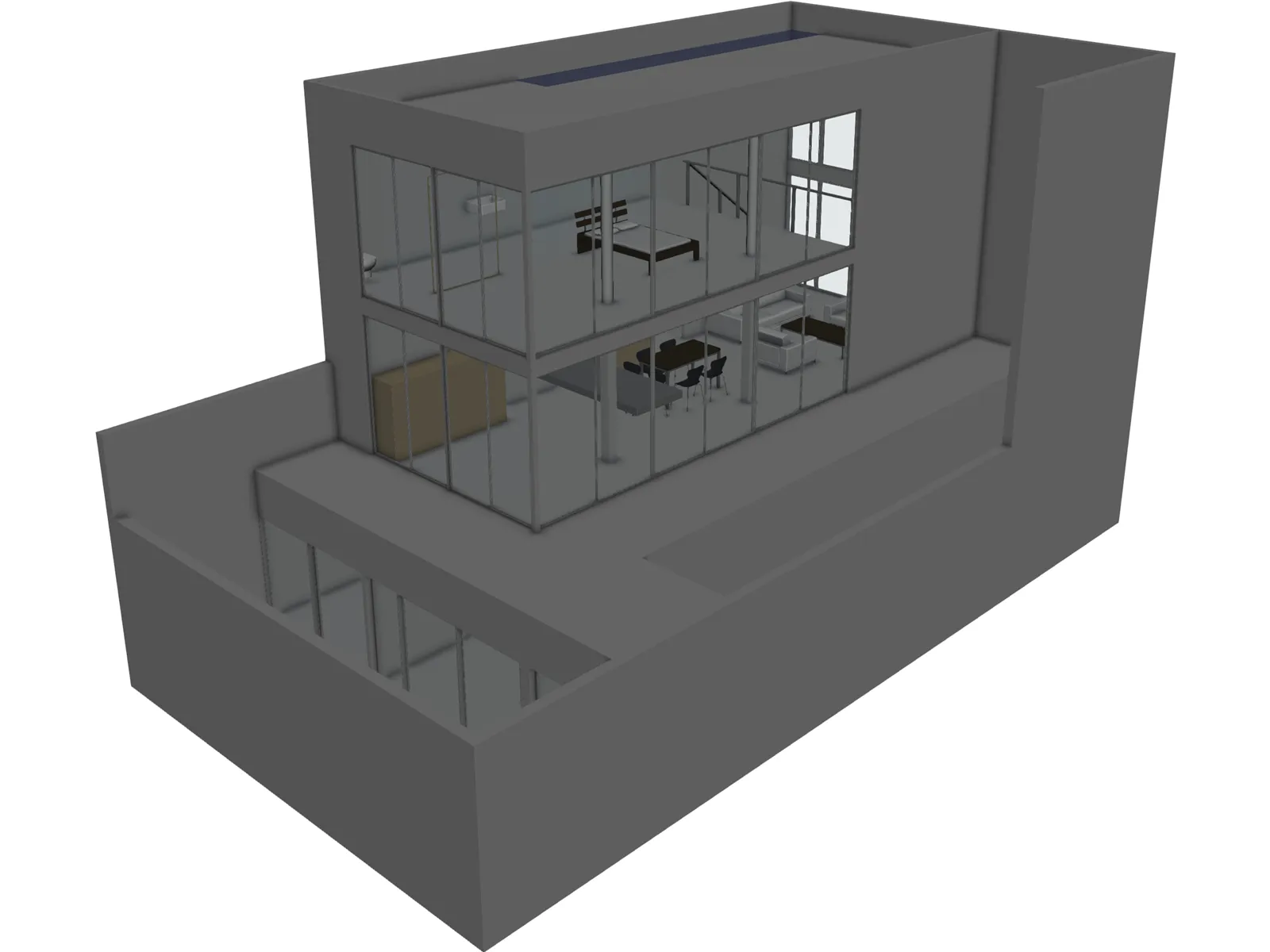 House 3D Model main preview