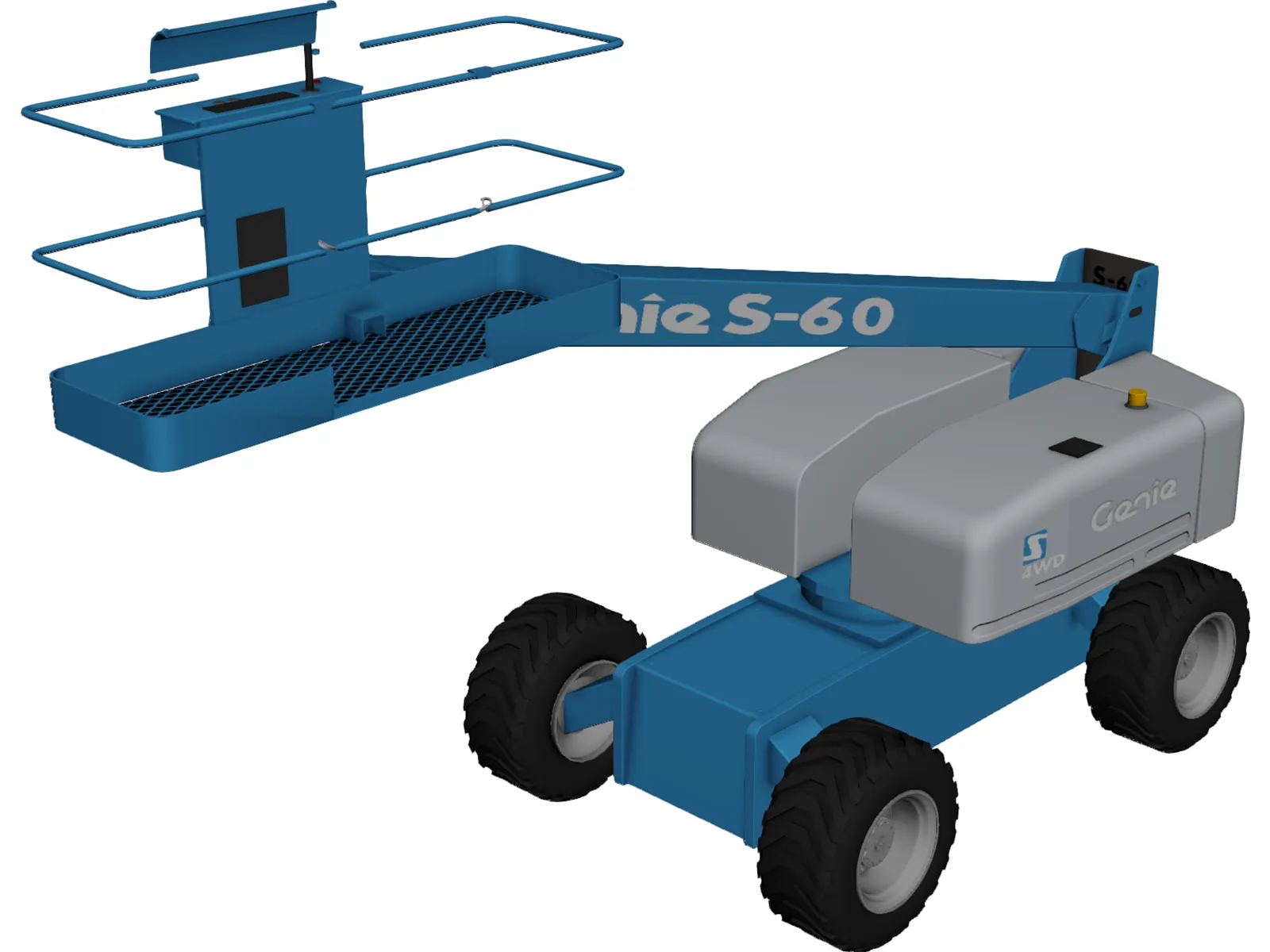 Manlift 3D Model main preview