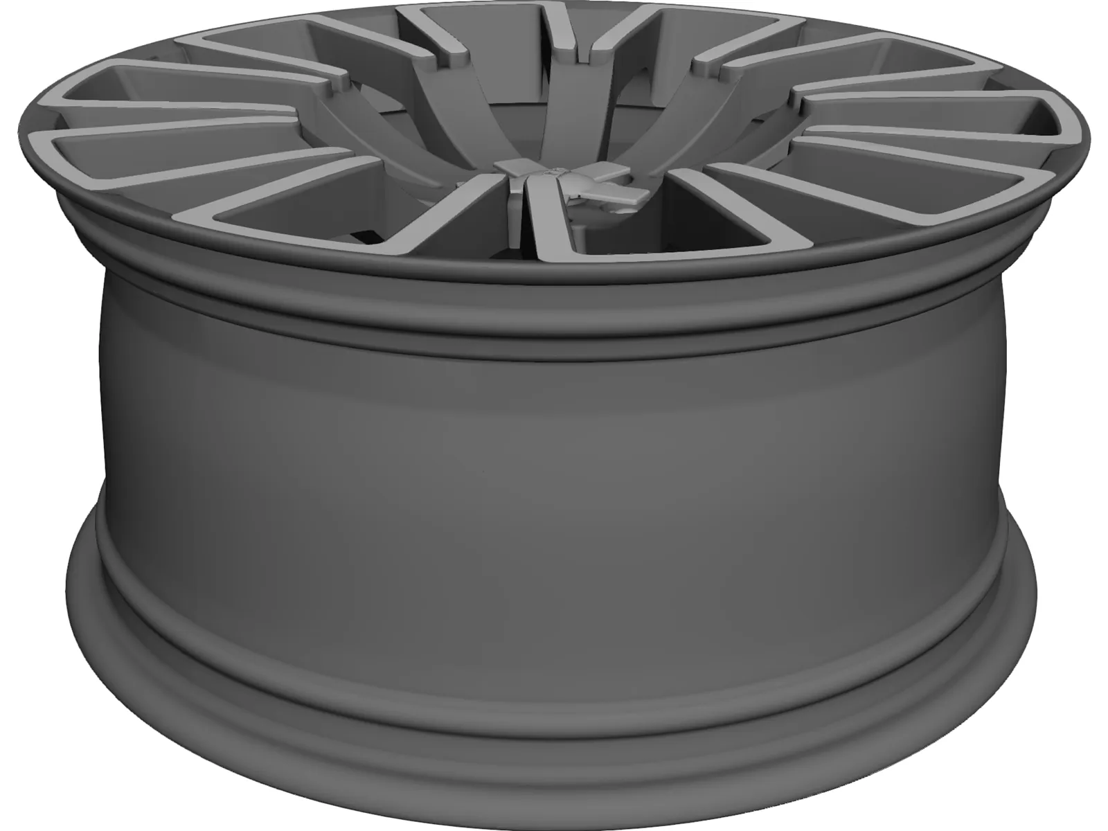 Wheel Audi 3D Model main preview