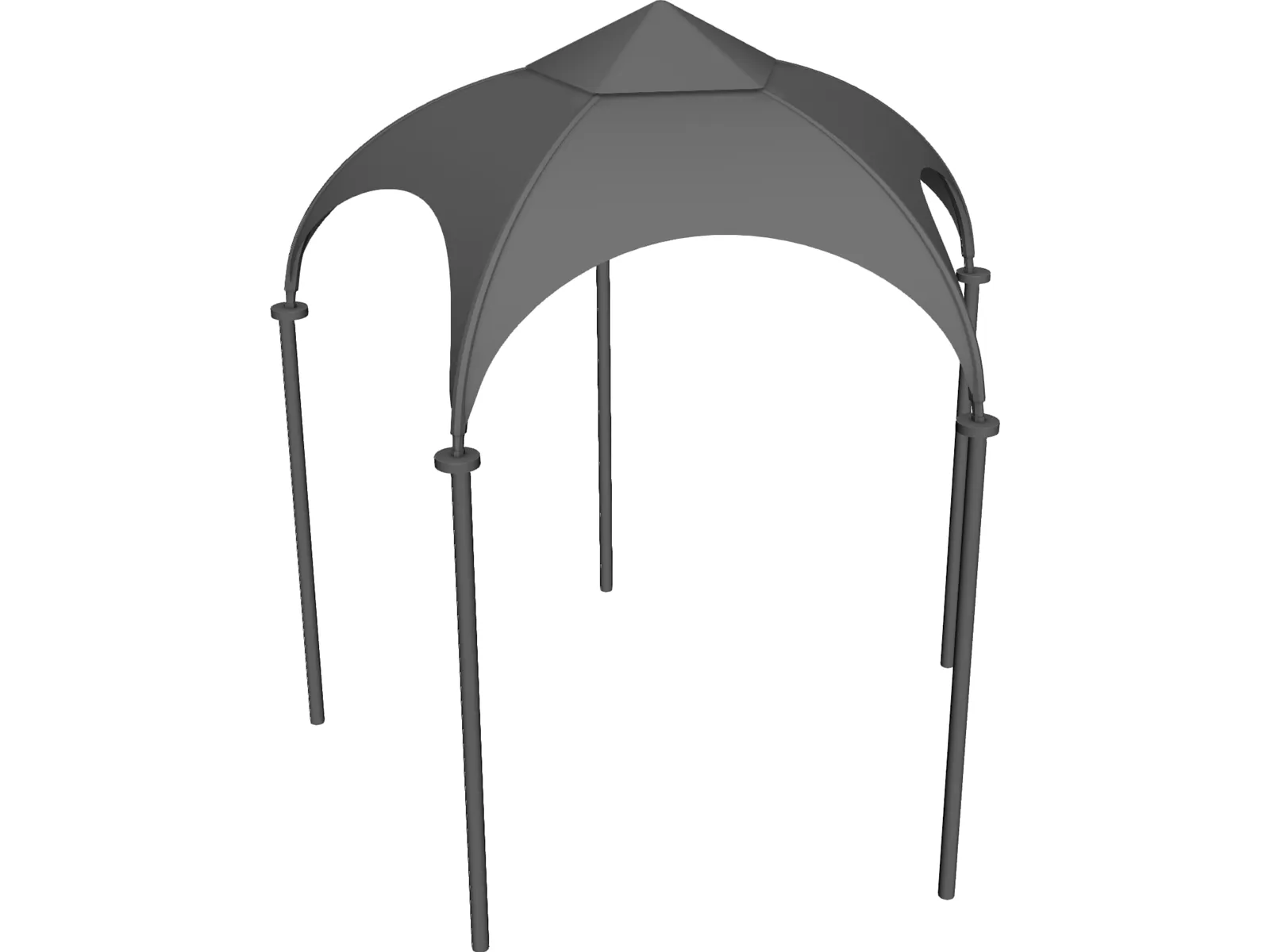 Tent 3D Model main preview