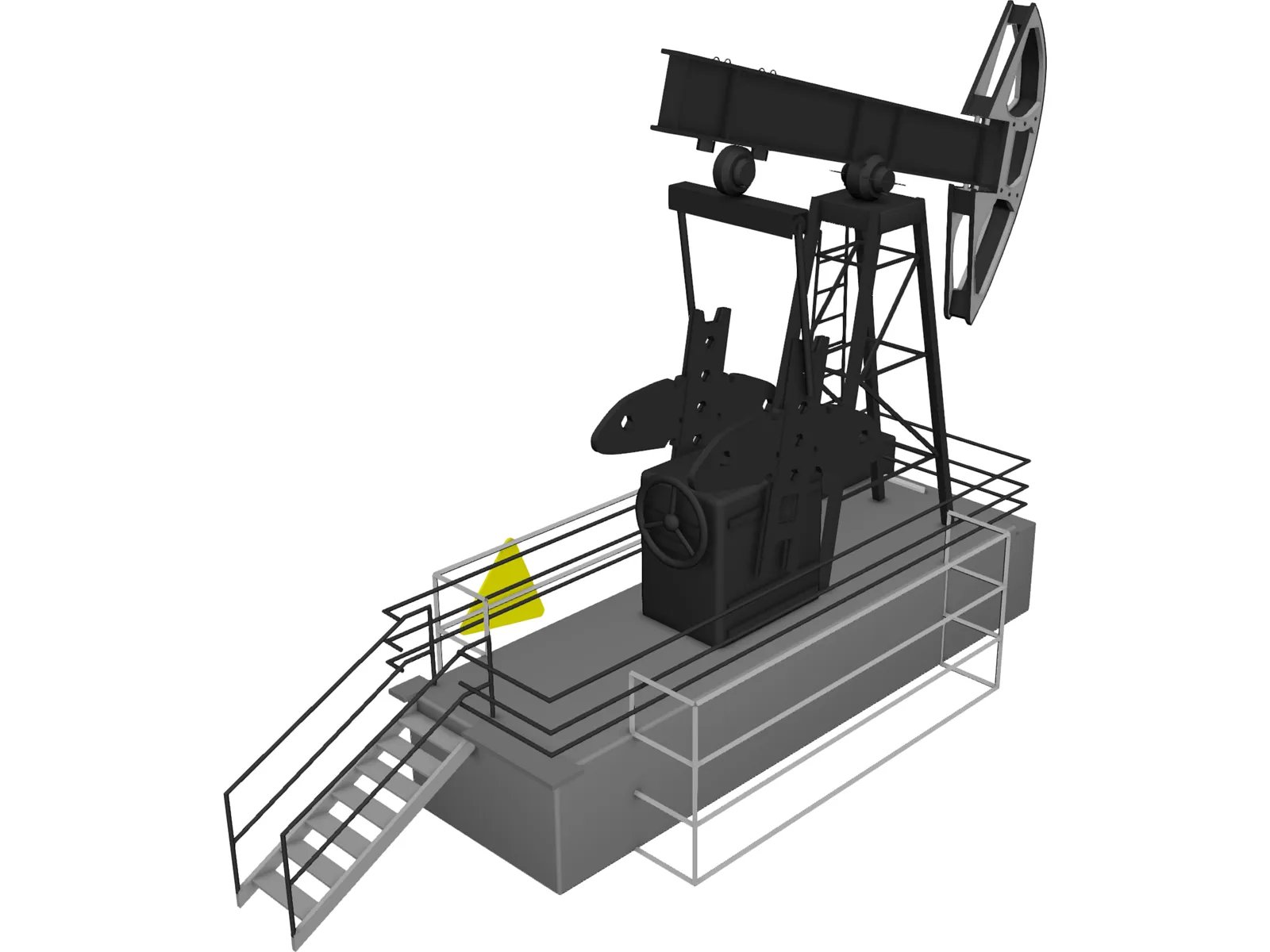 Oil Rocker 3D Model main preview