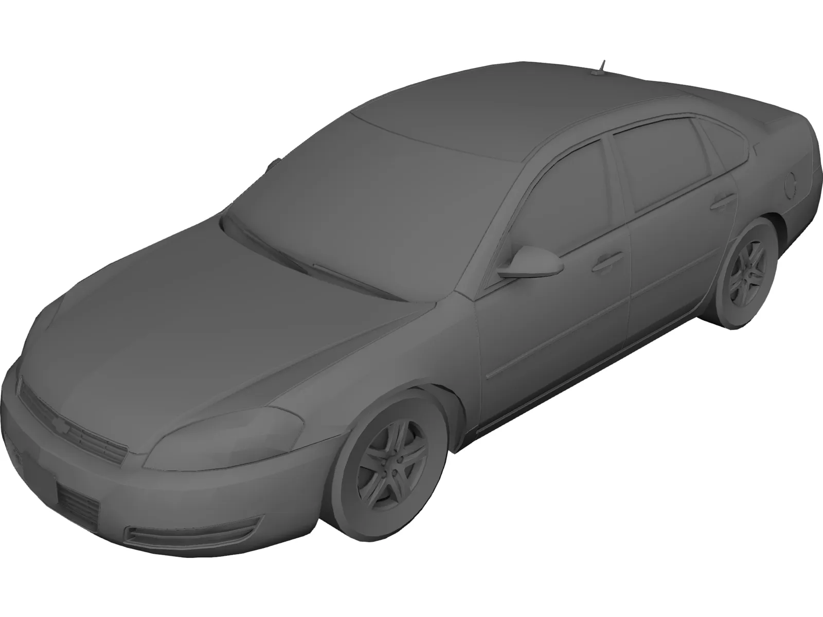 Chevrolet Impala (2009) 3D Model main preview