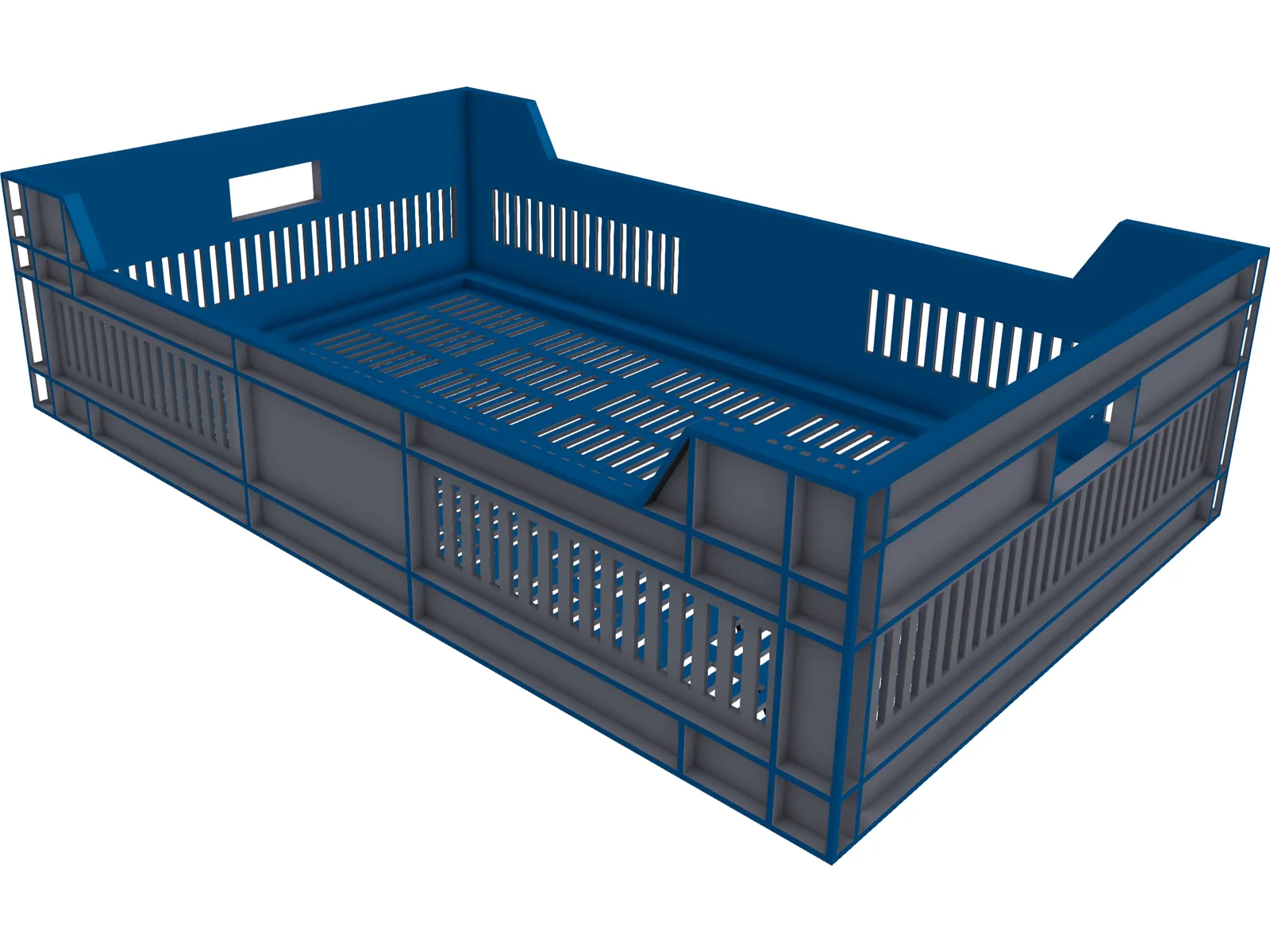 Plastic Rack 3D Model main preview