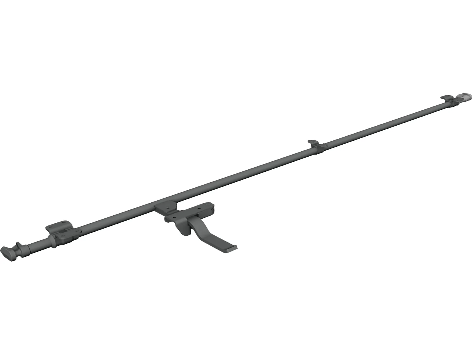 Container Door Closing Rod 3D Model main preview