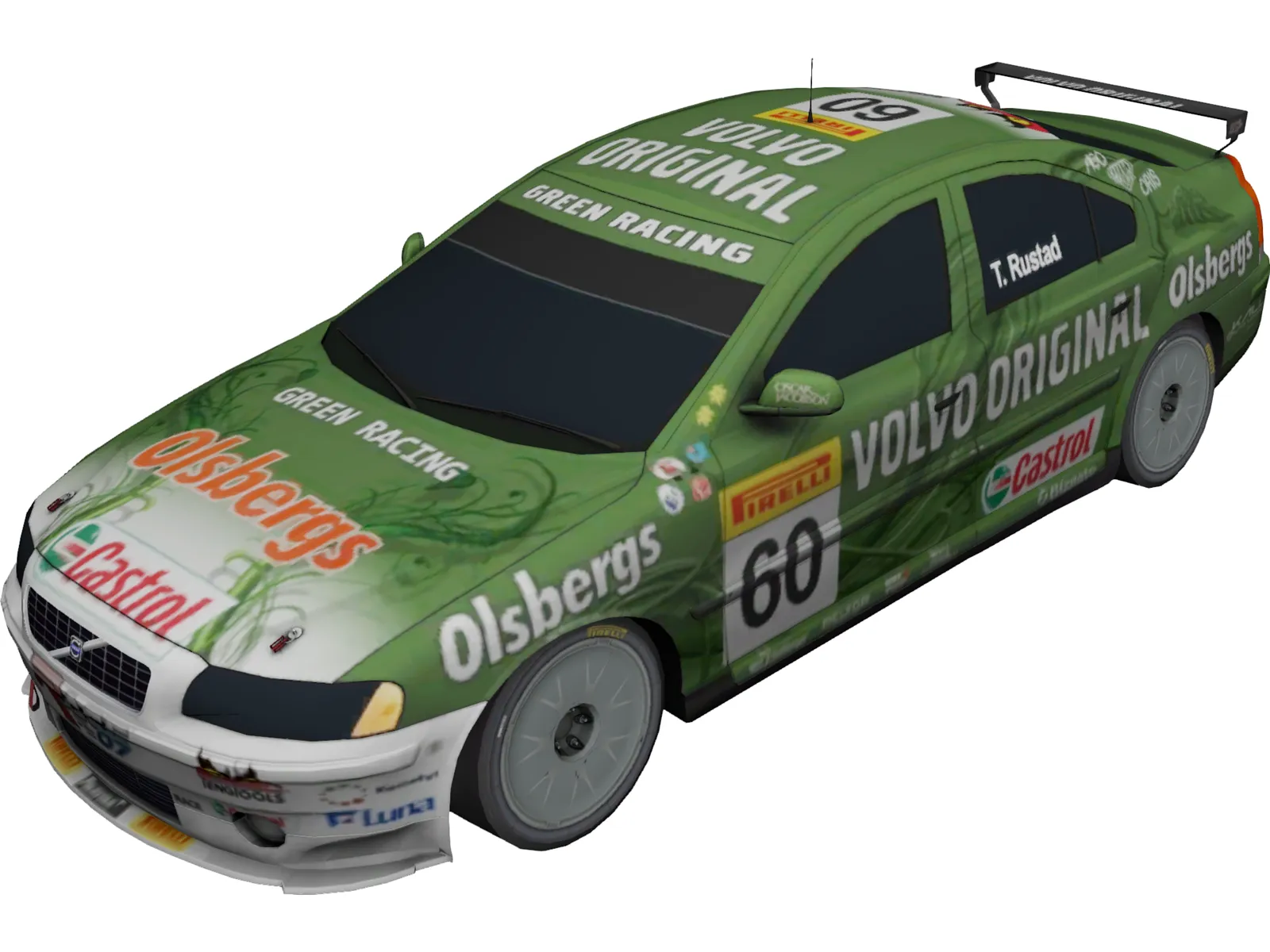 Volvo S60 Rally (2003) 3D Model main preview