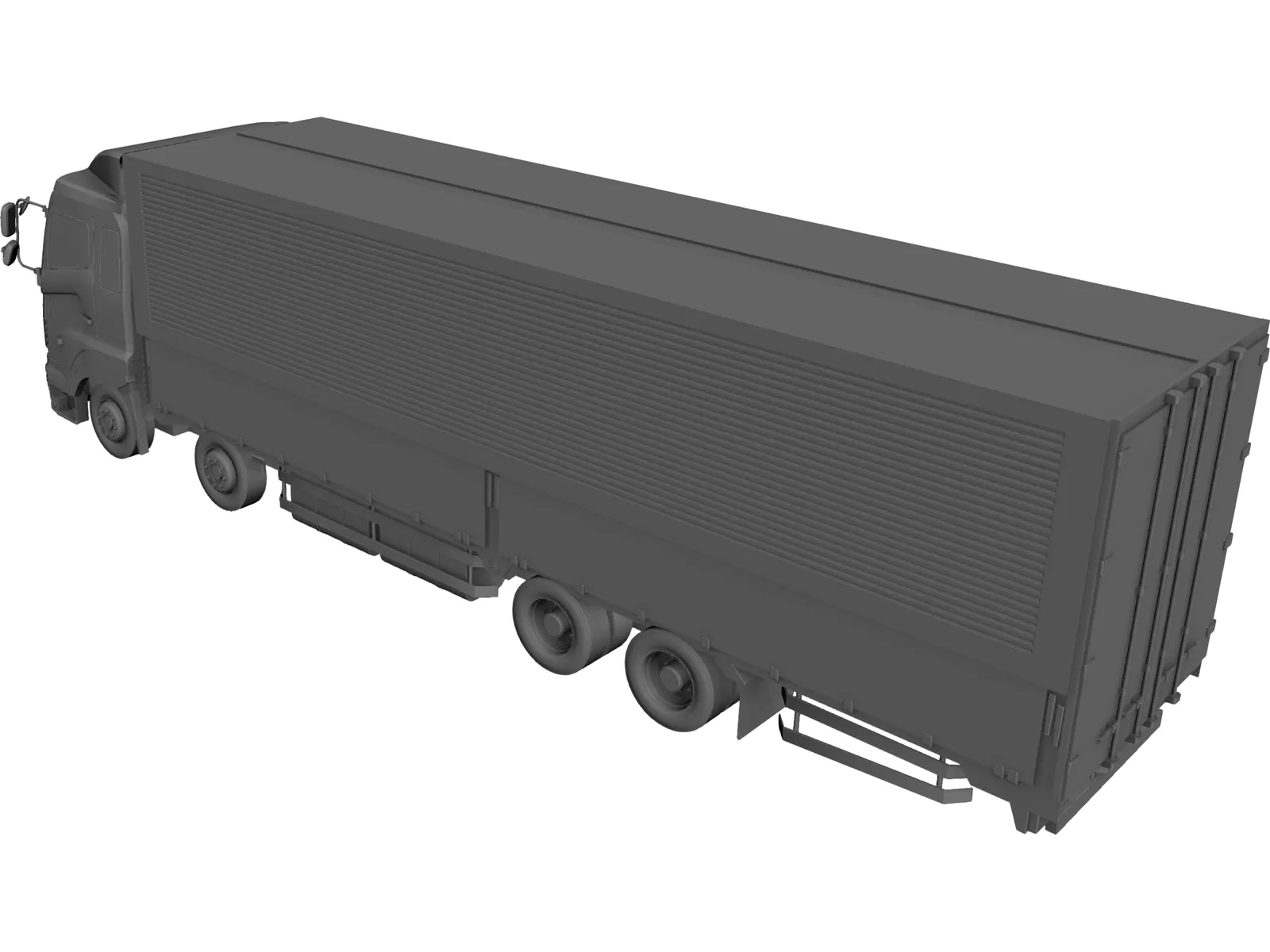 Hino Truck 3D Model main preview