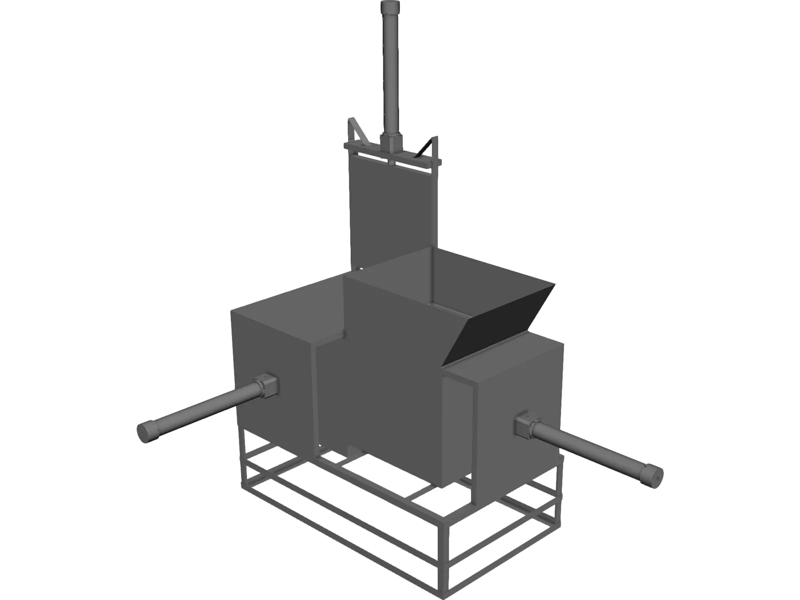 Garbage Machine 3D Model main preview