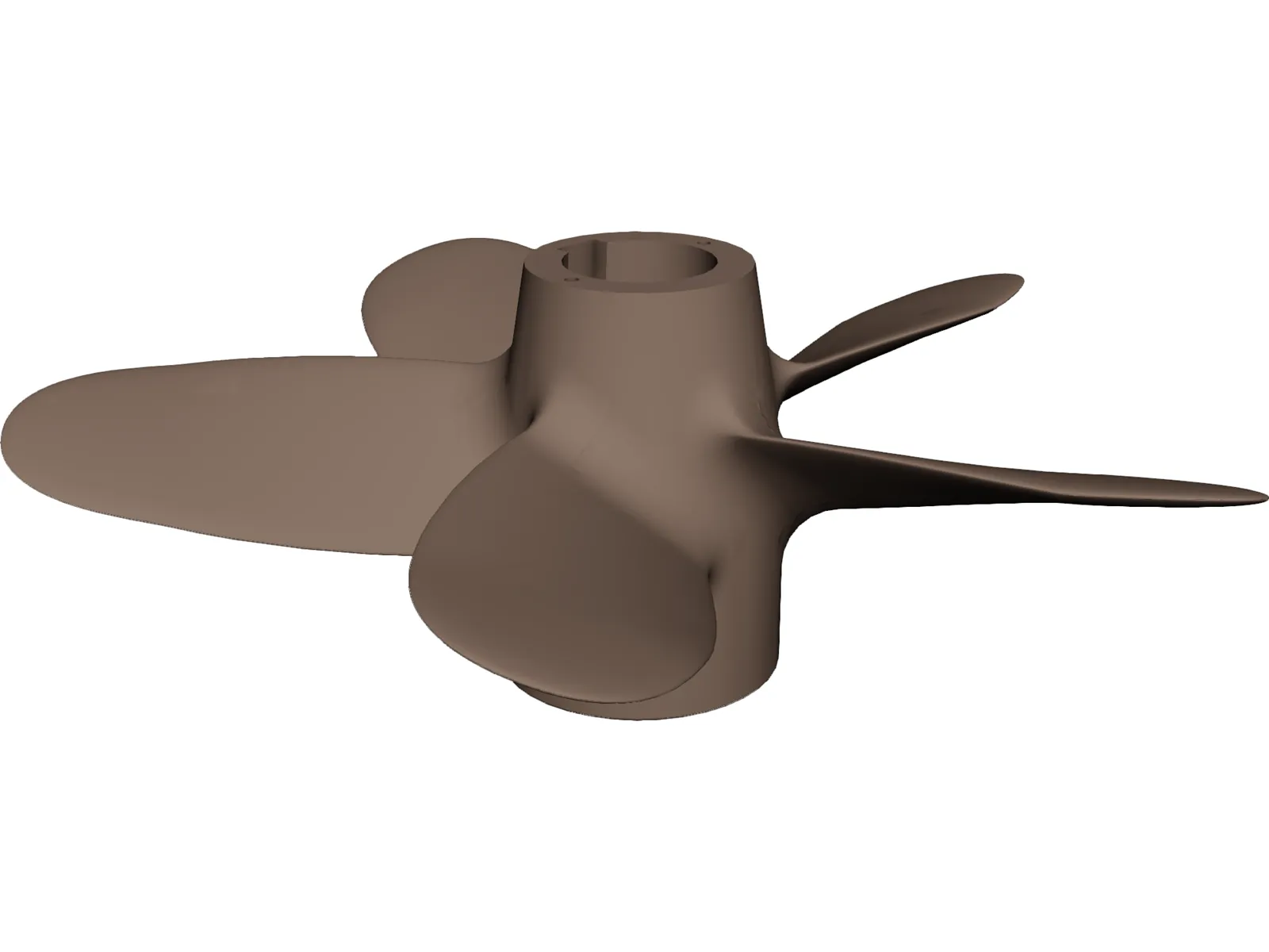 Propeller 5 Blades 3D Model main preview