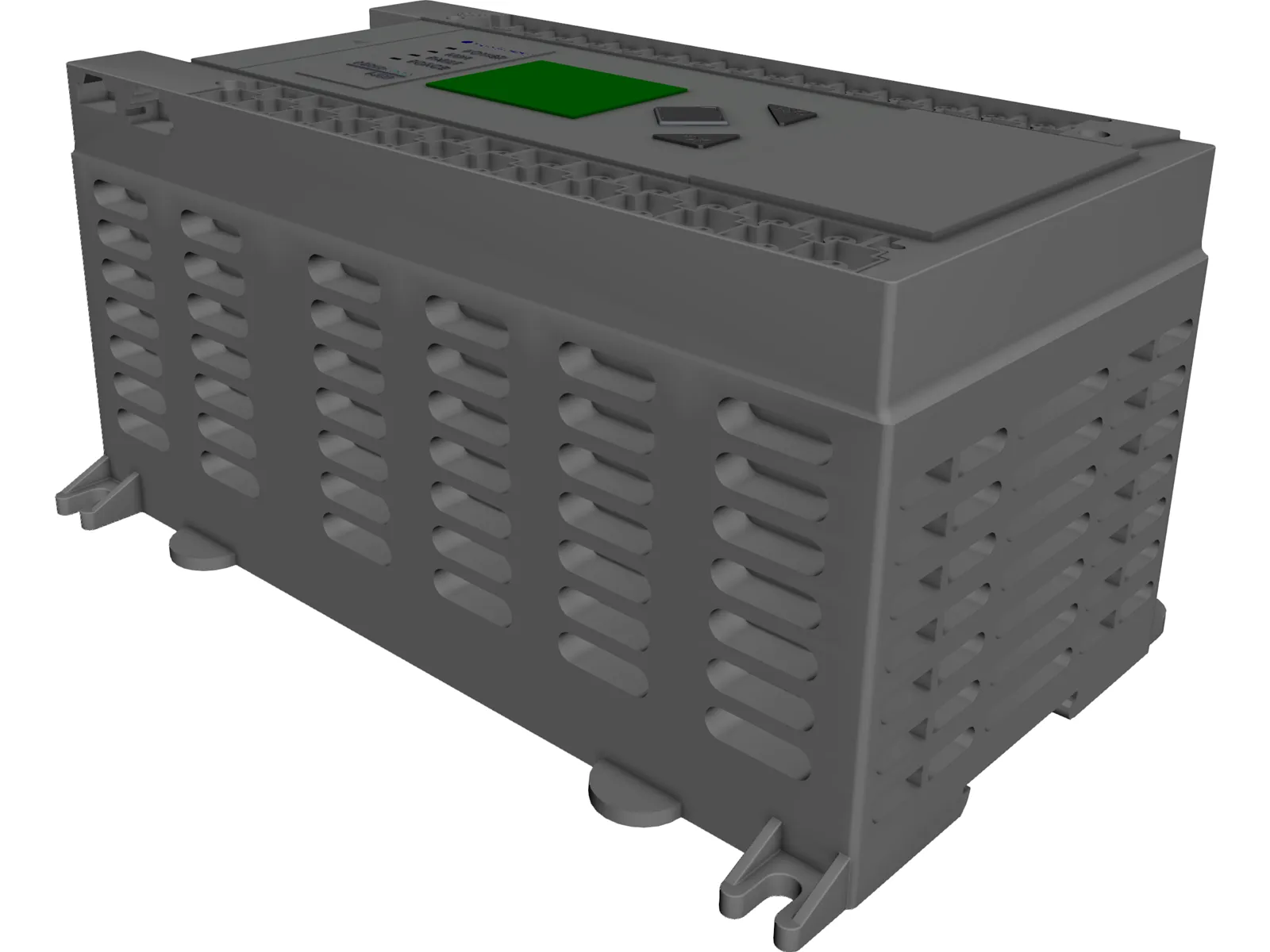 Allen-Bradley MicroLogix 1400 PLC 3D Model main preview