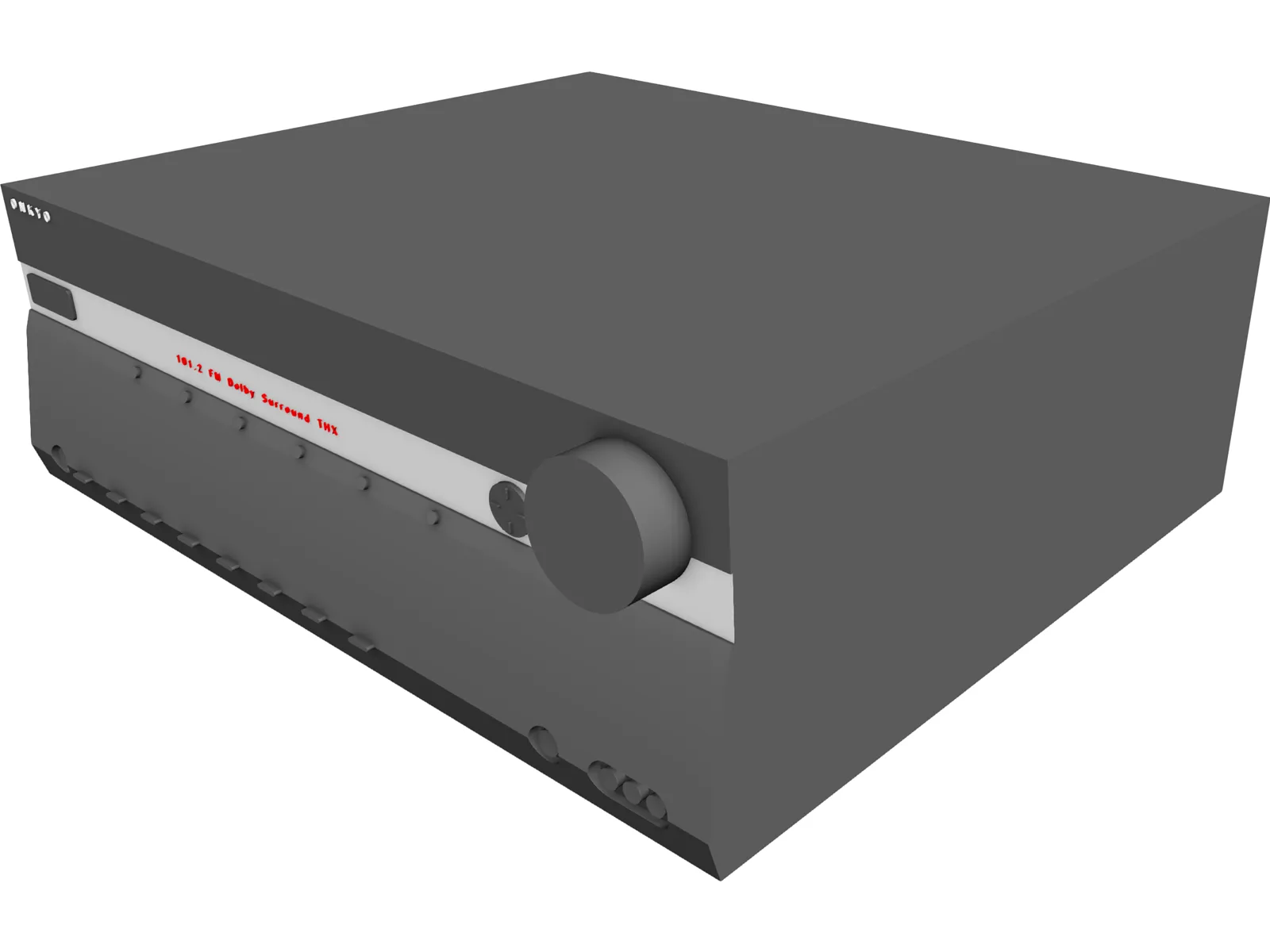 Onkyo TX-SR505E Amplifier 3D Model main preview