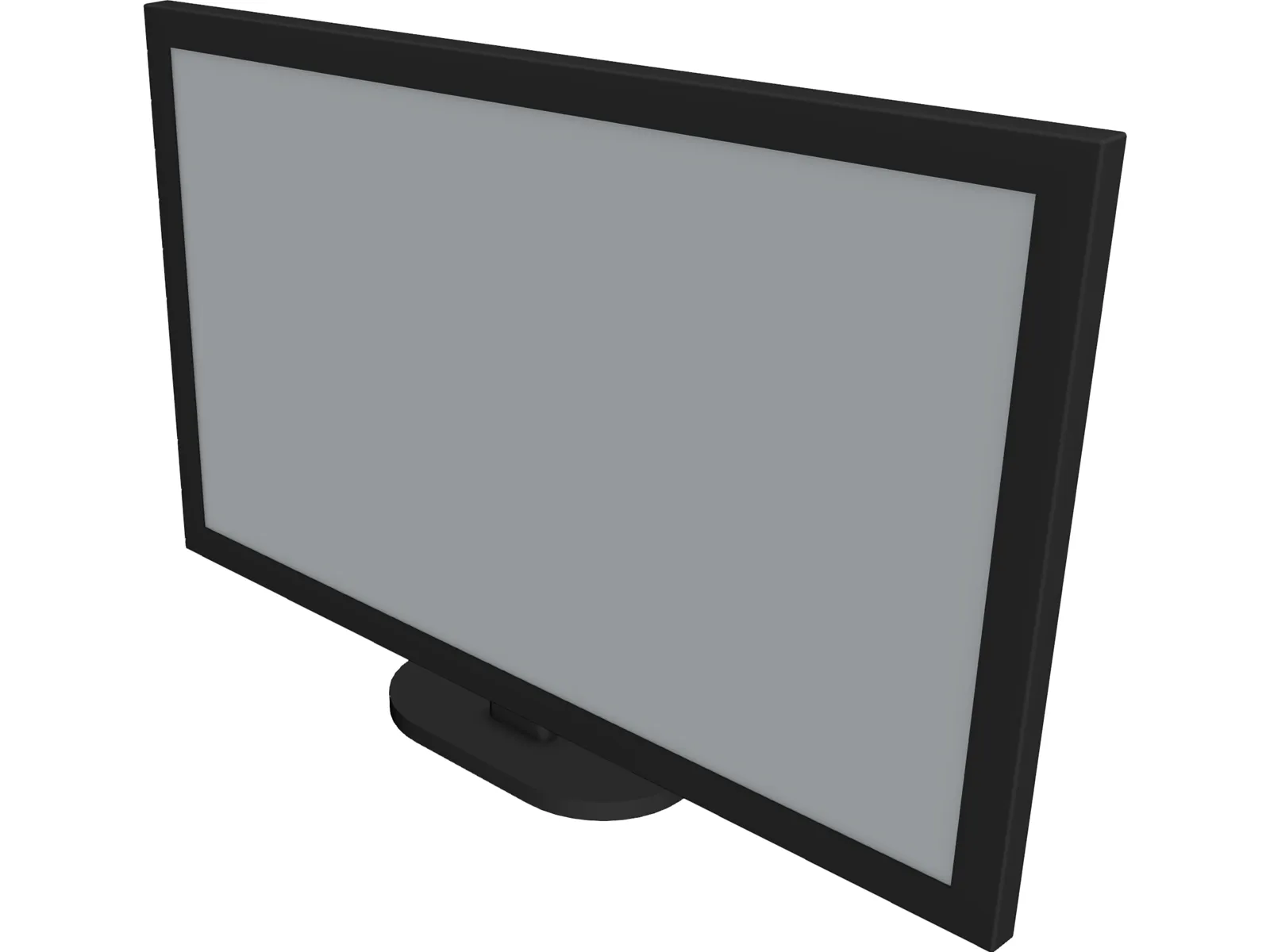 LG 42PQ2000 Plasma Television 3D Model main preview