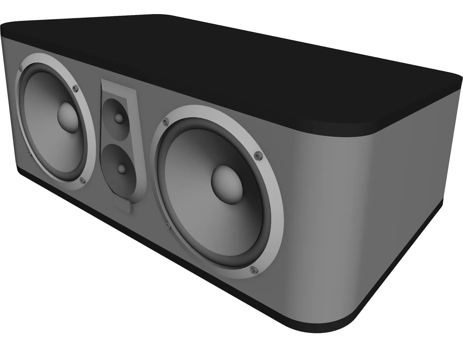 JBL-ES25C Center Speaker 3D Model main preview