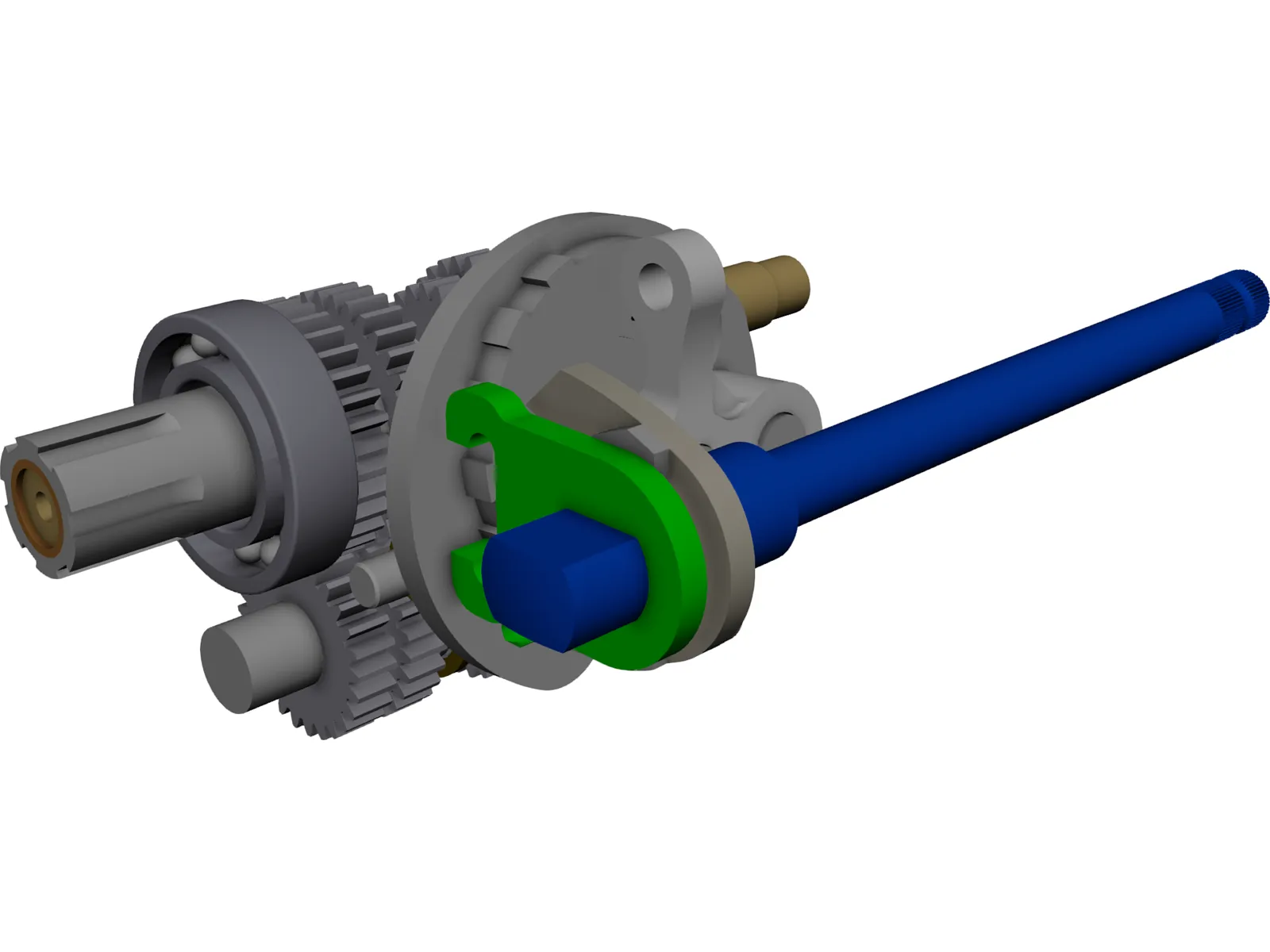 Gear Box 3D Model main preview
