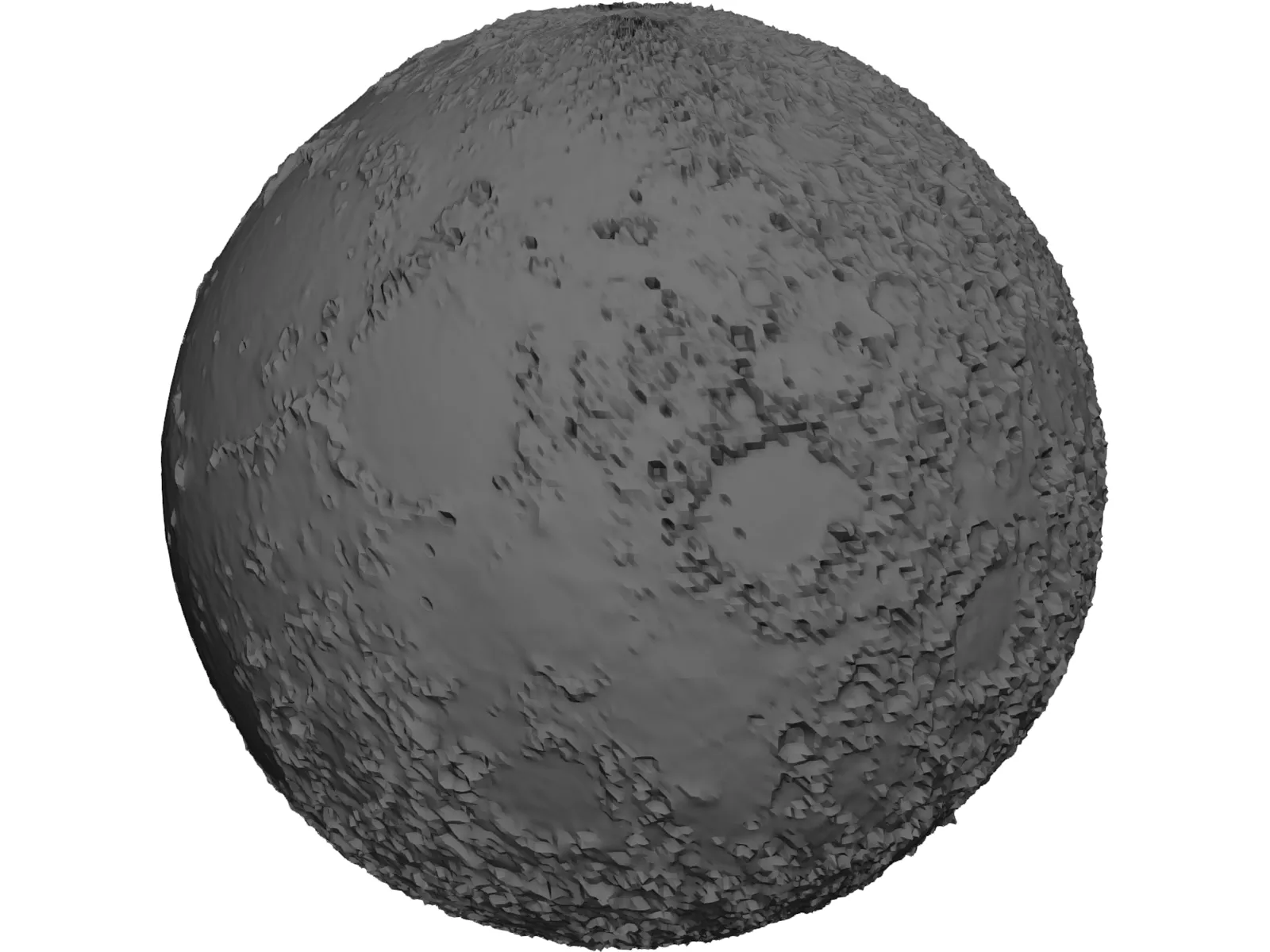 Moon 3D Model main preview