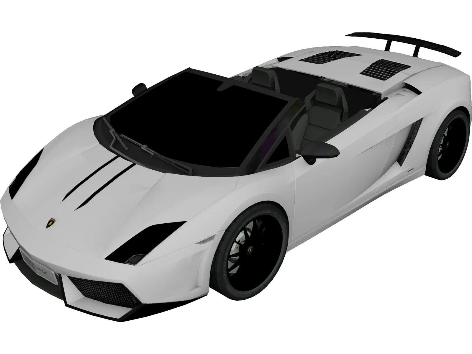 Lamborghini Gallardo LP570 Spyder 3D Model main preview