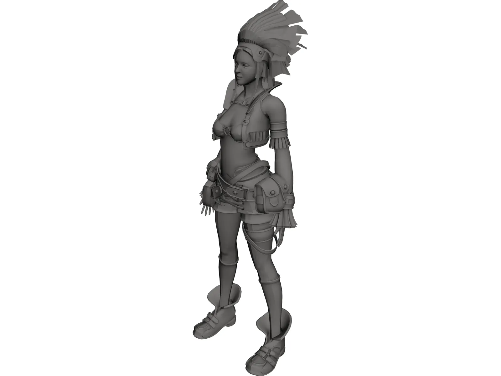Woman 3D Model main preview