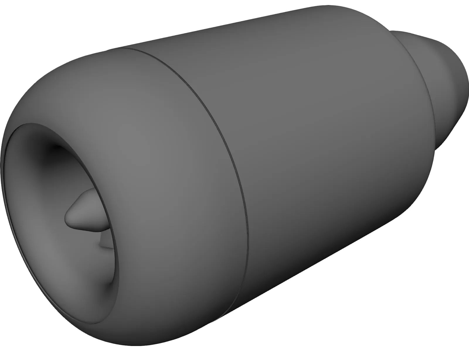 GR 130 RC Jet Engine Model 3D Model main preview