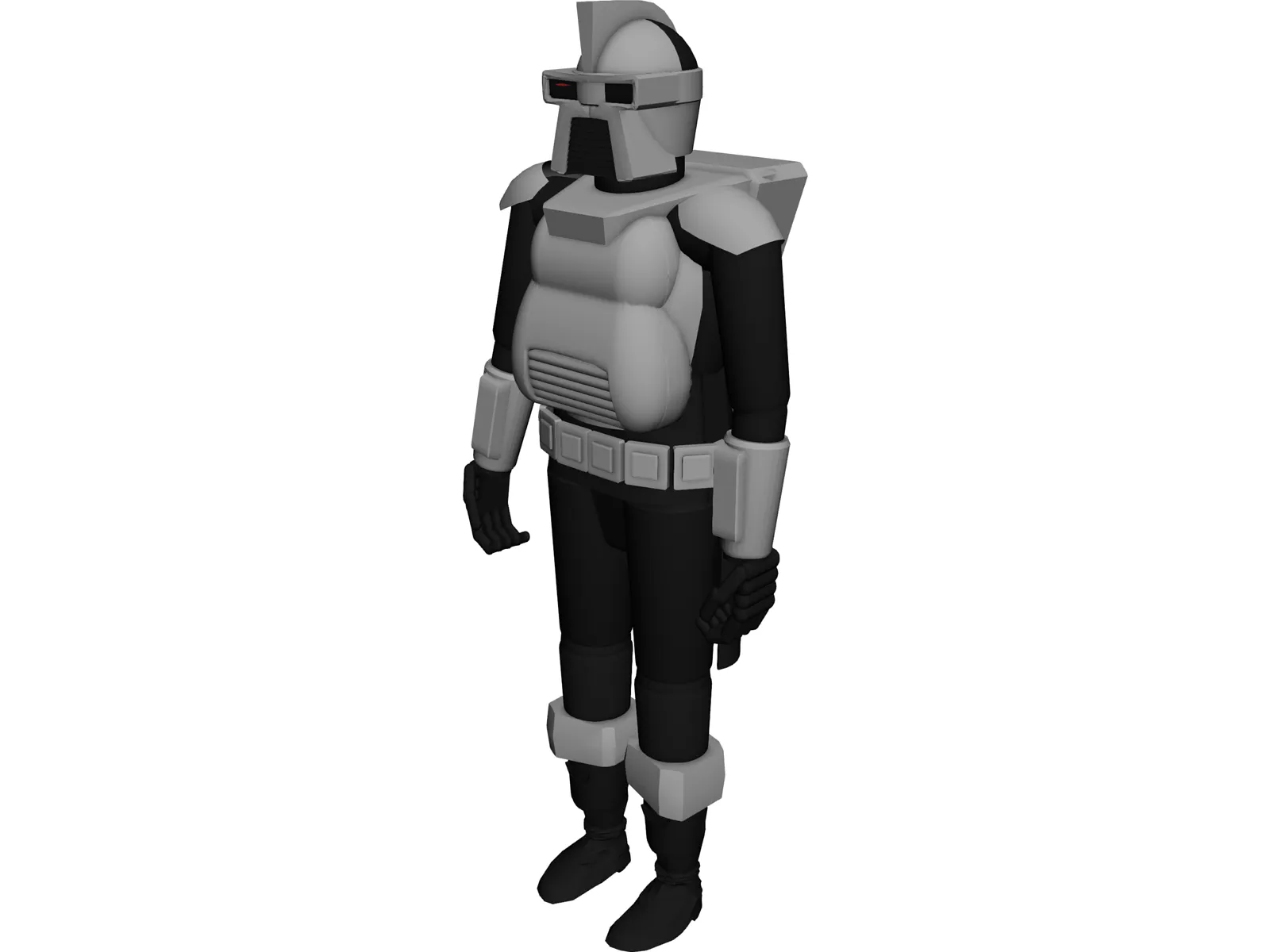 Cylon 3D Model main preview