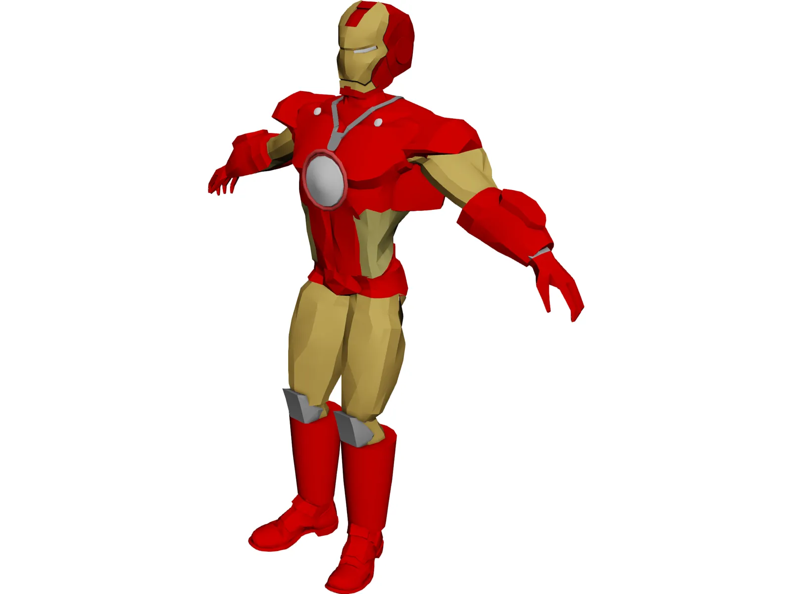 Iron Man 3D Model main preview