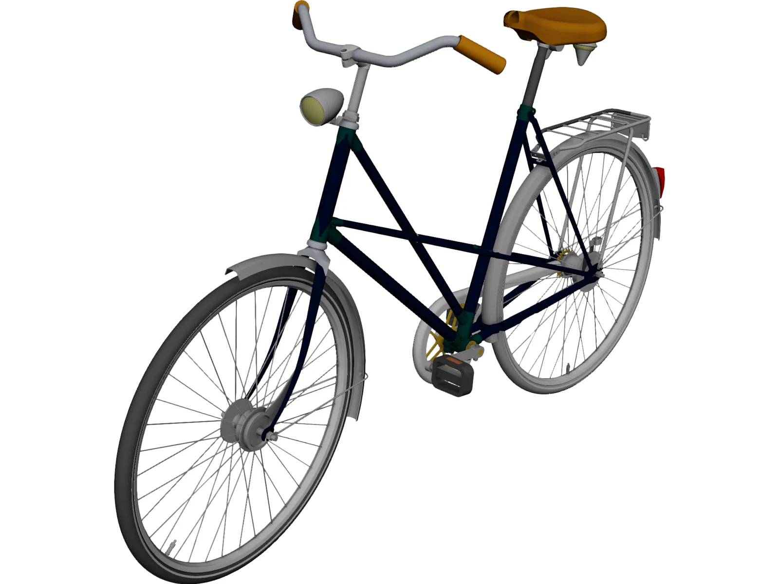 Bicycle 3D Model main preview