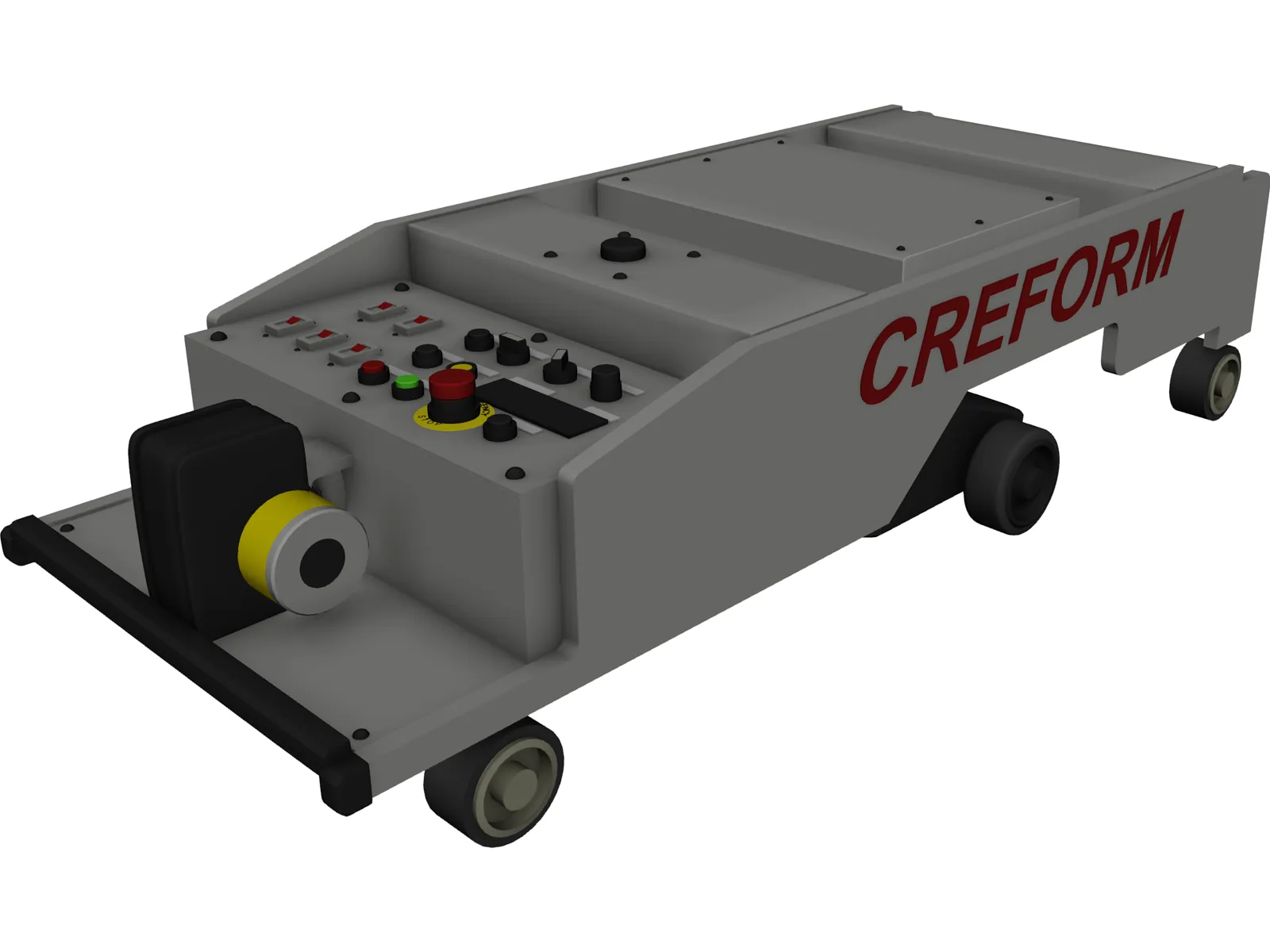 Automatic Guided Vehicle CREFORM 3D Model main preview
