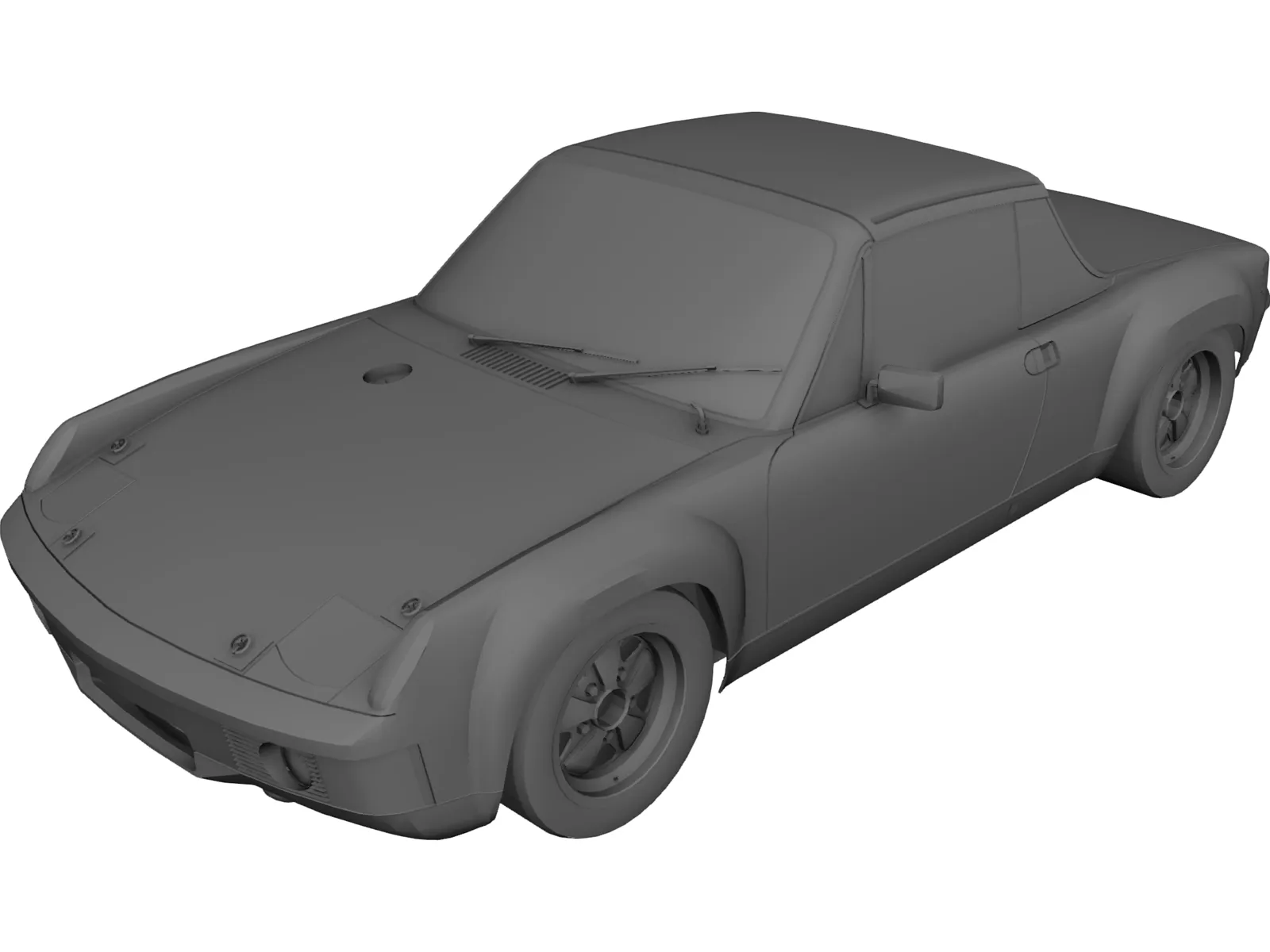 Porsche 914/6 3D Model main preview