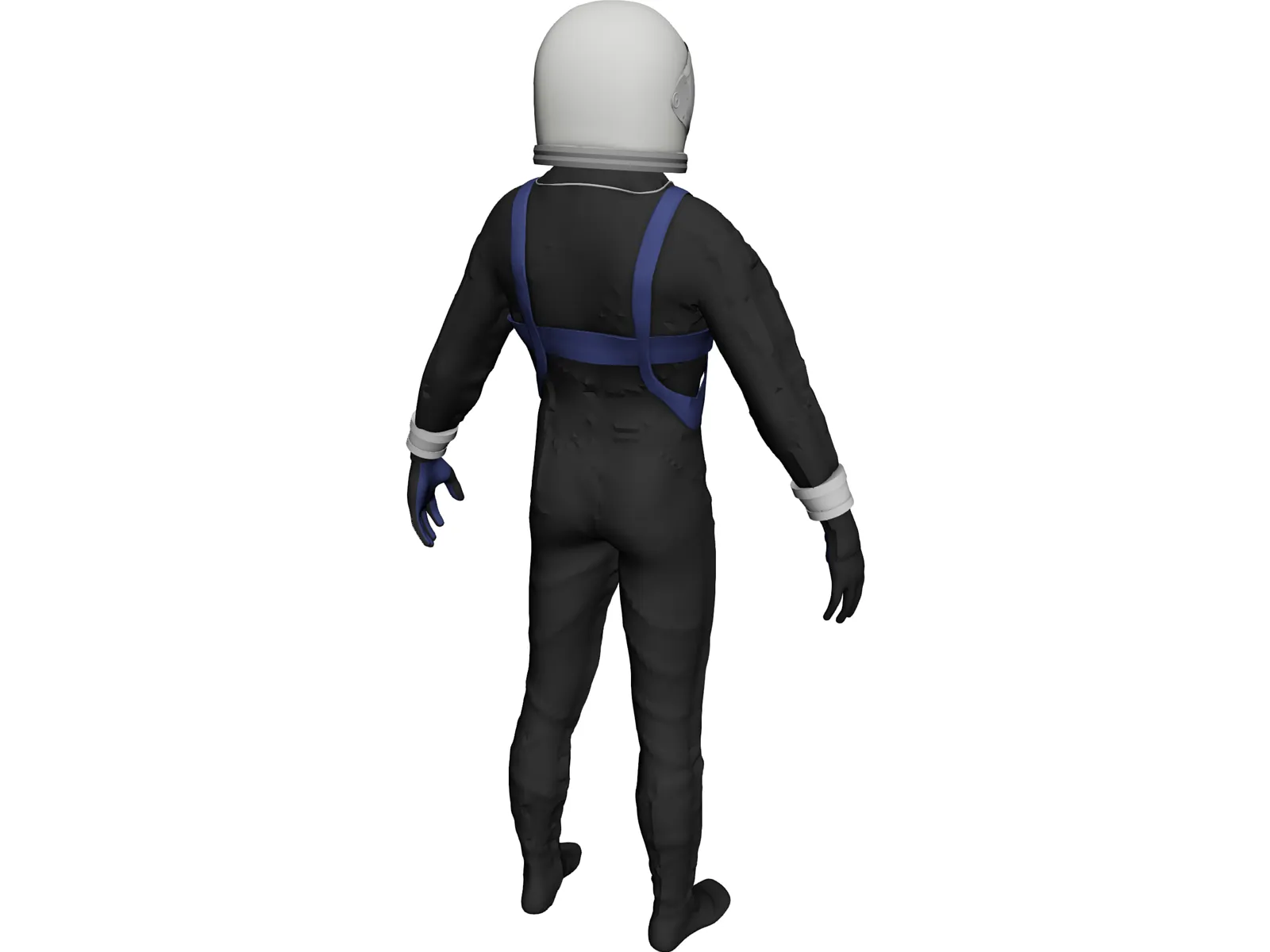 Astronaut Mercury Project 3D Model main preview