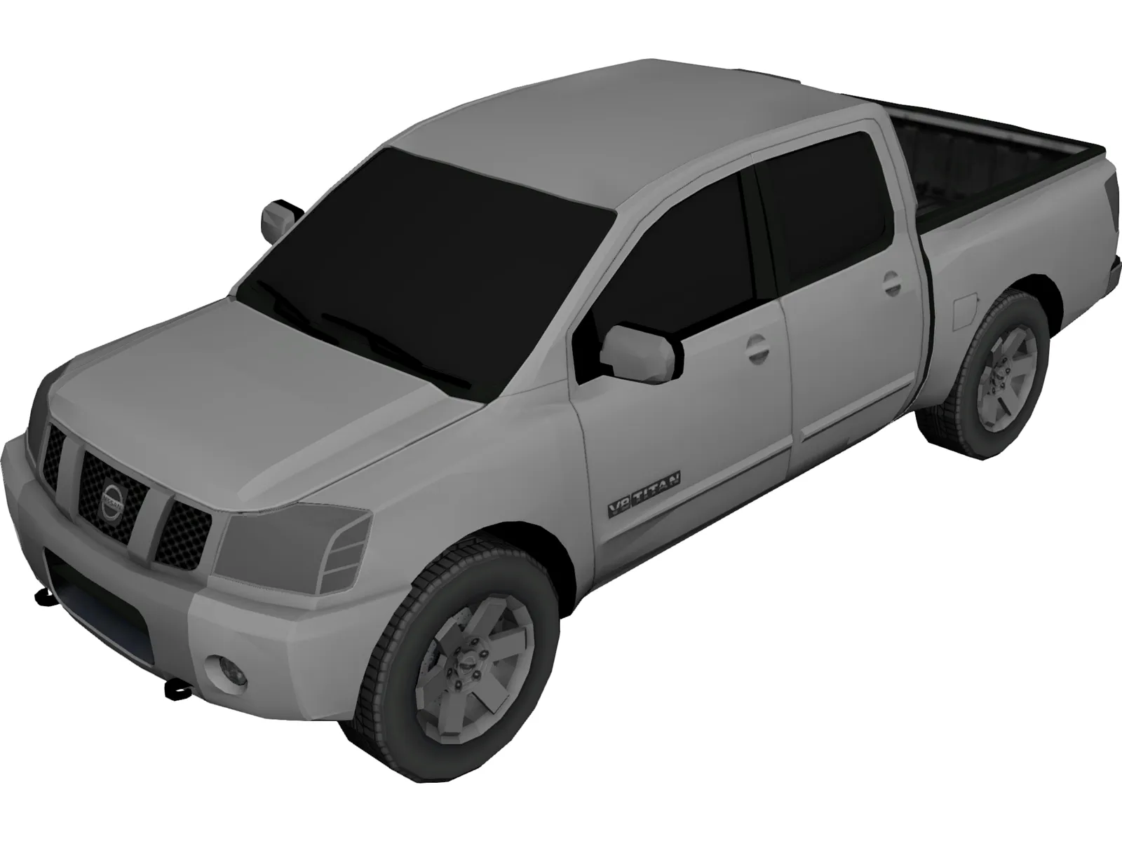 Nissan Titan (2004) 3D Model main preview