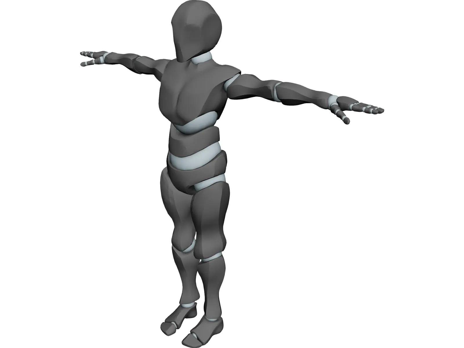 Robot Soldier 3D Model main preview