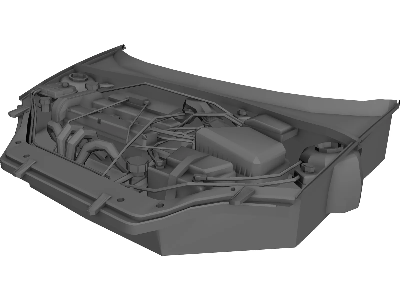 Ford Focus Engine (1998) 3D Model main preview